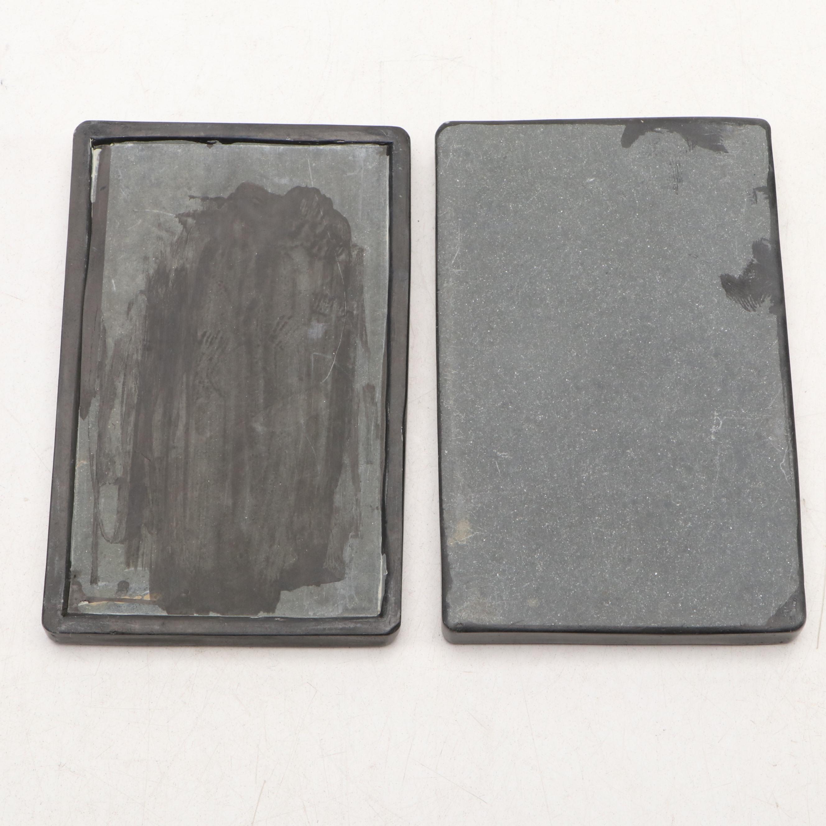 Chinese Yan Calligraphy Ink Stones with Jasper Painting Stone