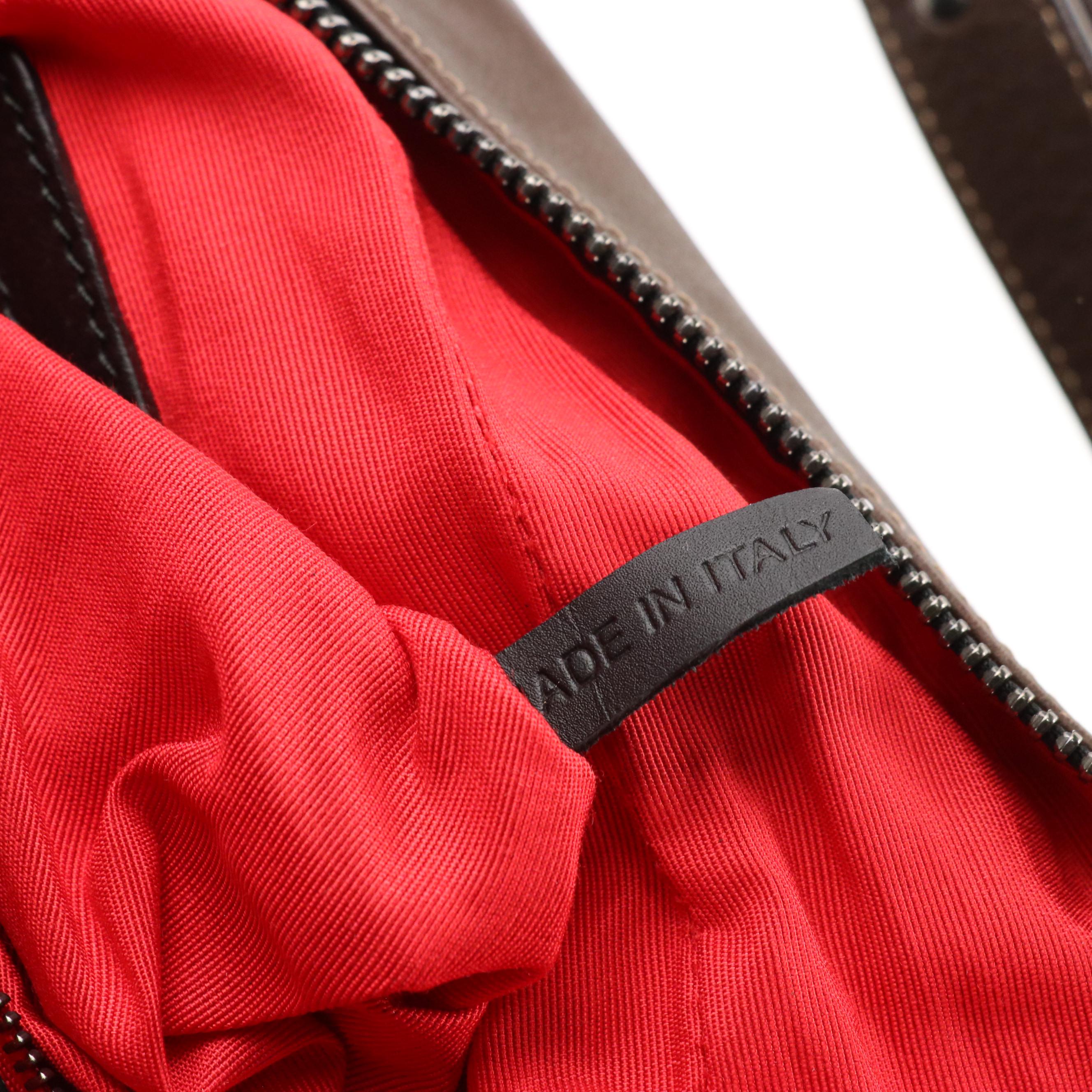 Christian Louboutin Zip Top Tote in Camo Print Calf Hair and Leather