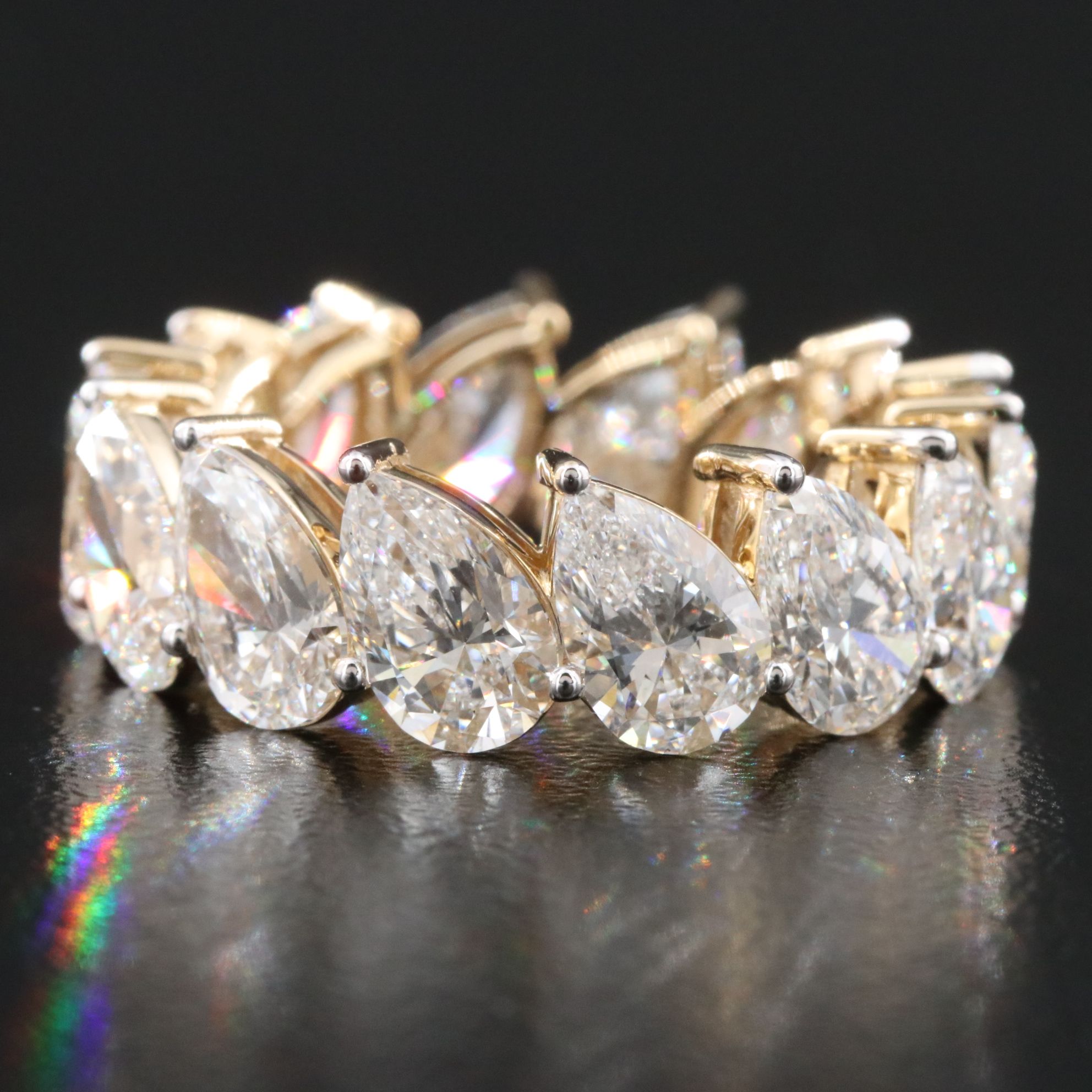 14K 8.75 CTW Lab Grown Diamond Eternity Band