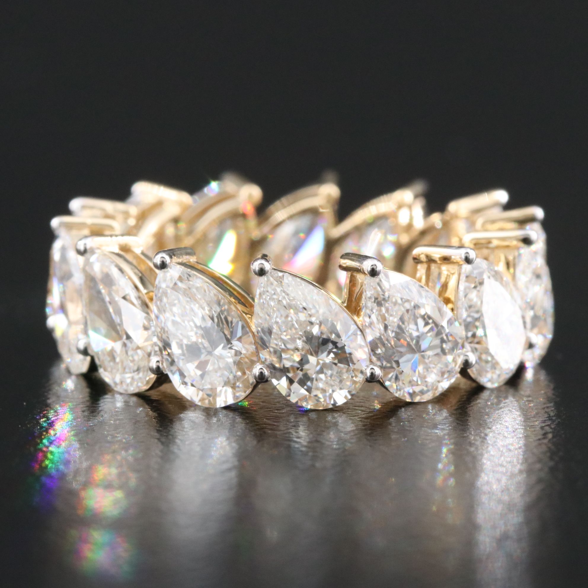 14K 8.75 CTW Lab Grown Diamond Eternity Band