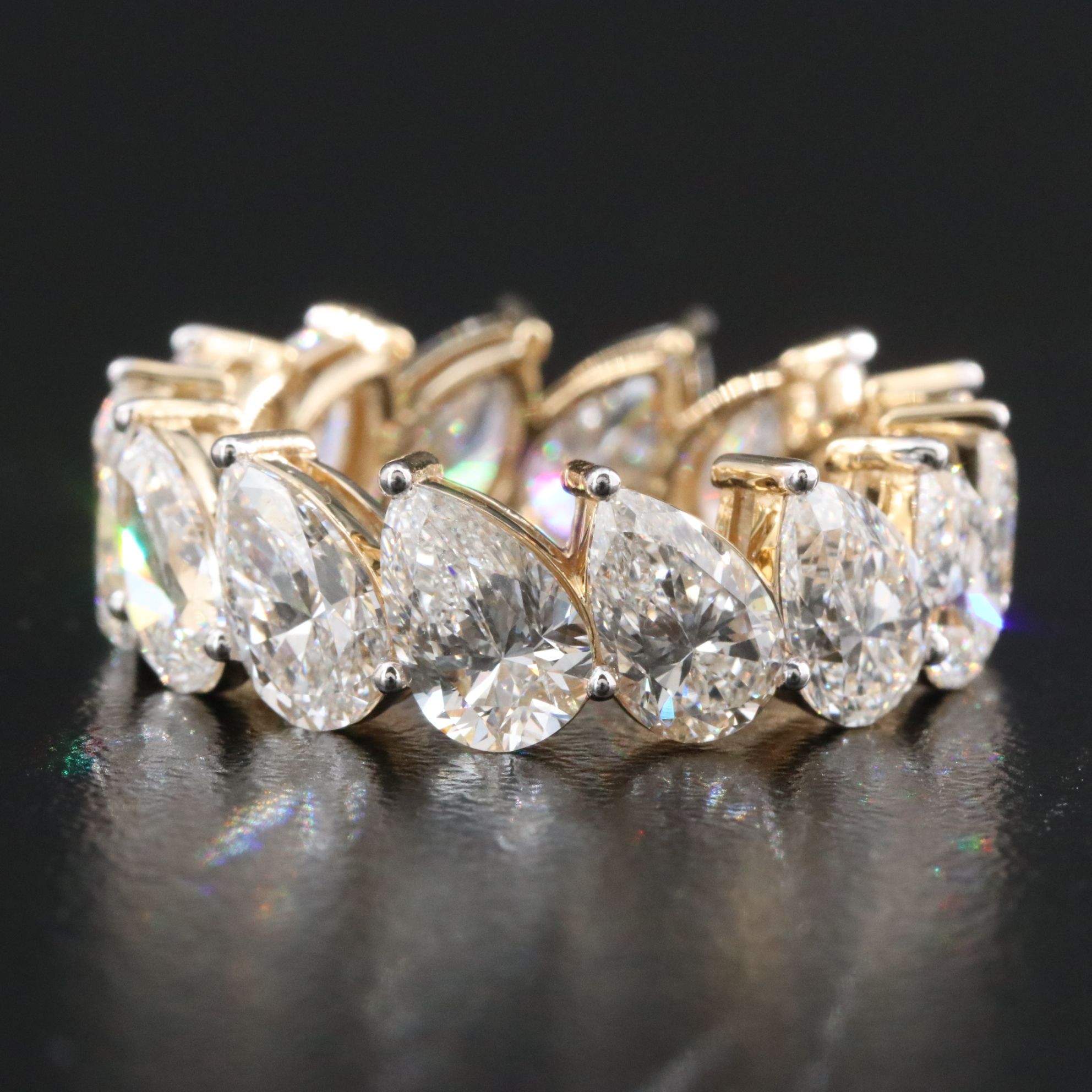 14K 8.75 CTW Lab Grown Diamond Eternity Band