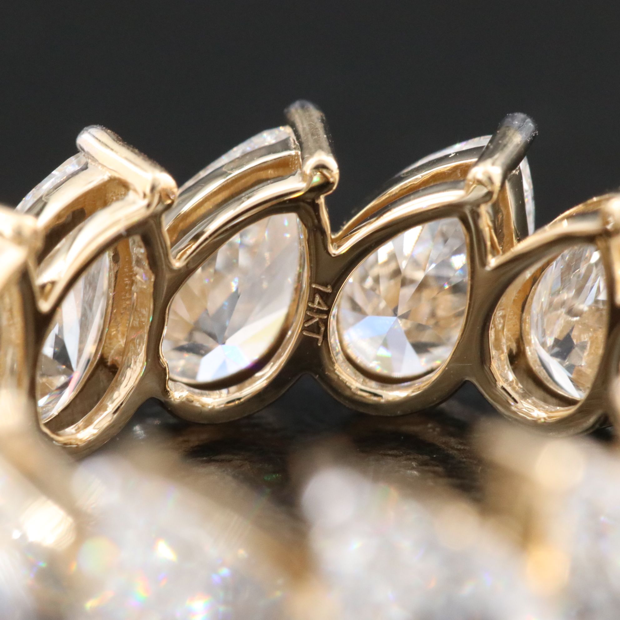 14K 8.75 CTW Lab Grown Diamond Eternity Band