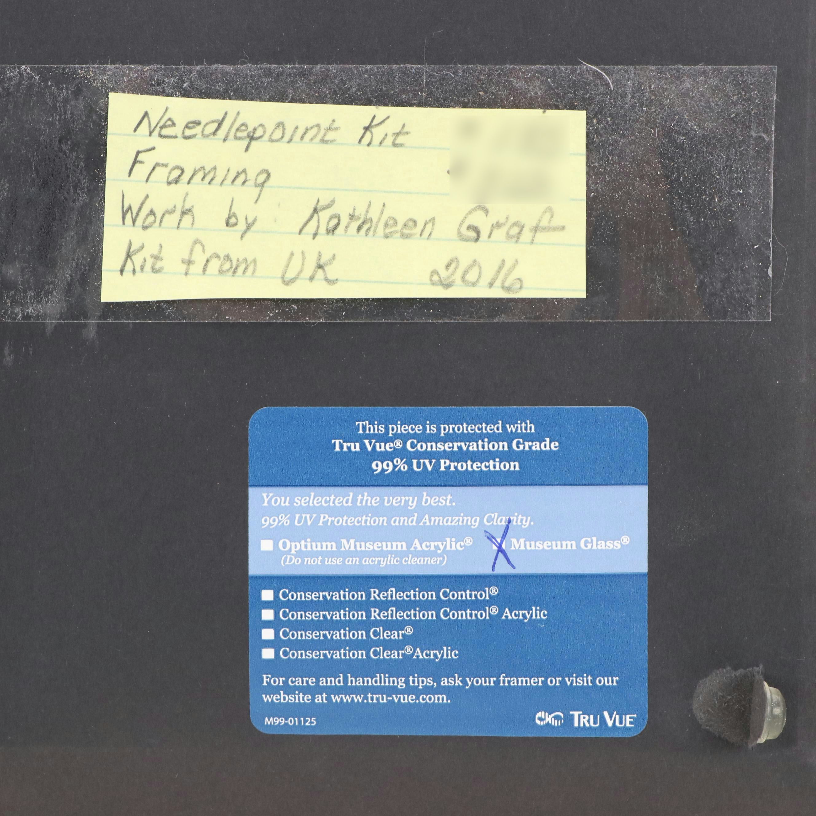 Kathleen Graf Bucolic Needlepoint "Two Fat Suffolk Lambs" by Elizabeth Bradley