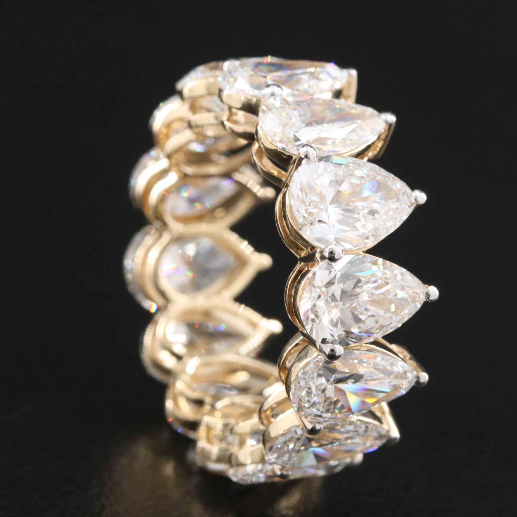 14K 10.99 CTW Lab Grown Diamond Eternity Band