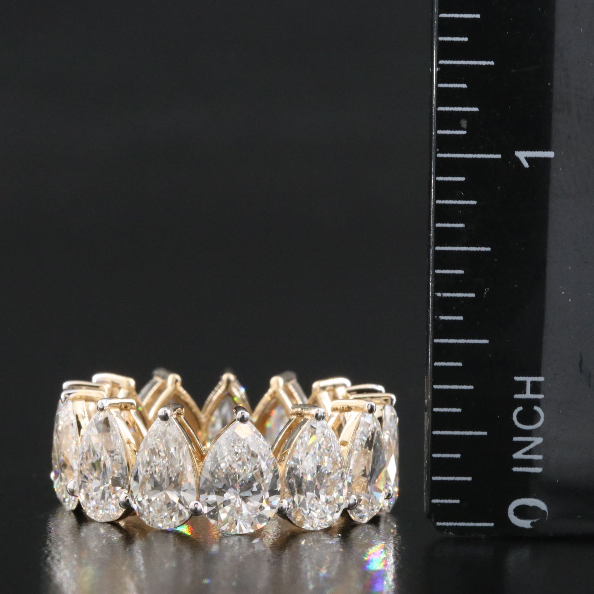 14K 10.99 CTW Lab Grown Diamond Eternity Band