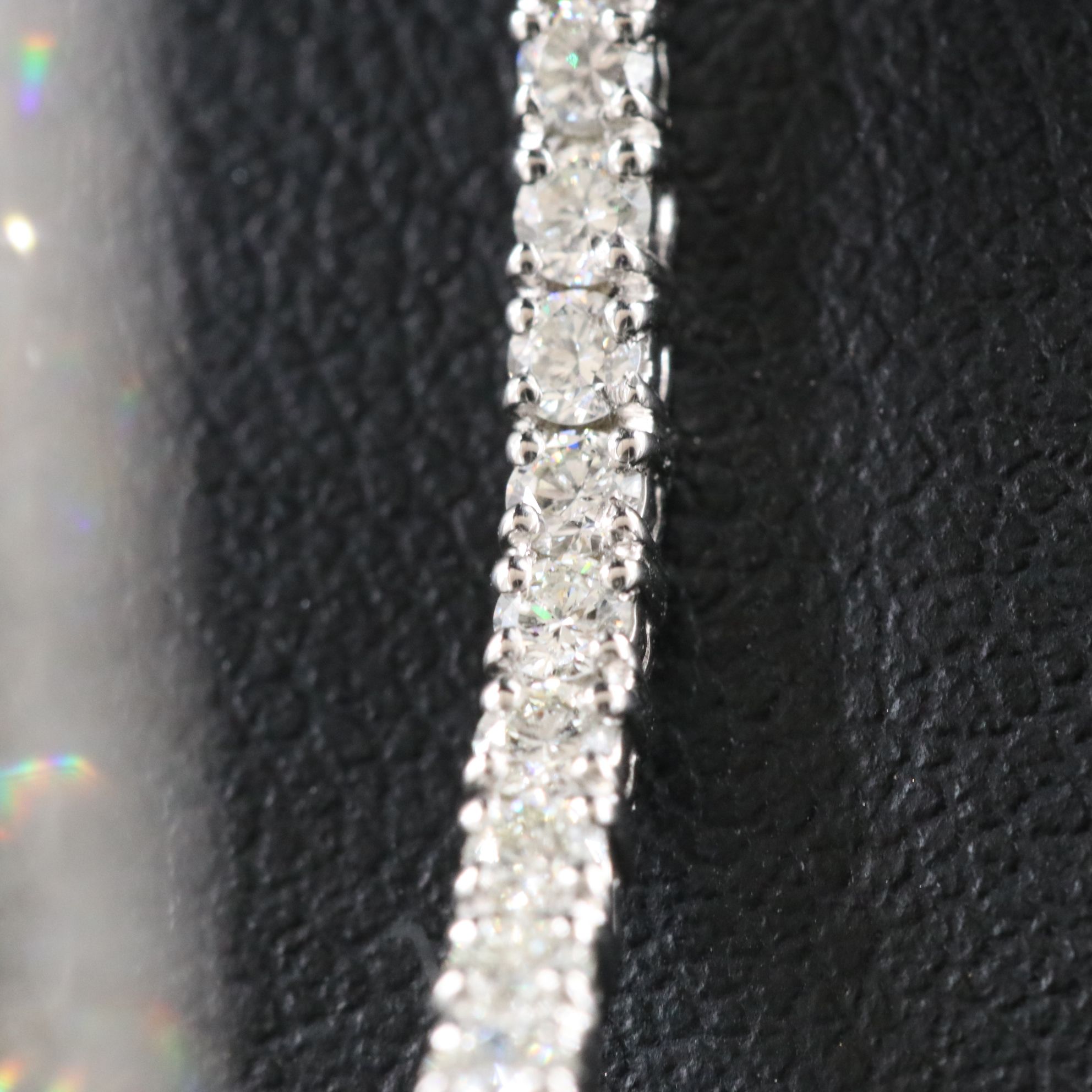 Platinum 2.92 CTW Diamond Inside Out Hoop Earrings