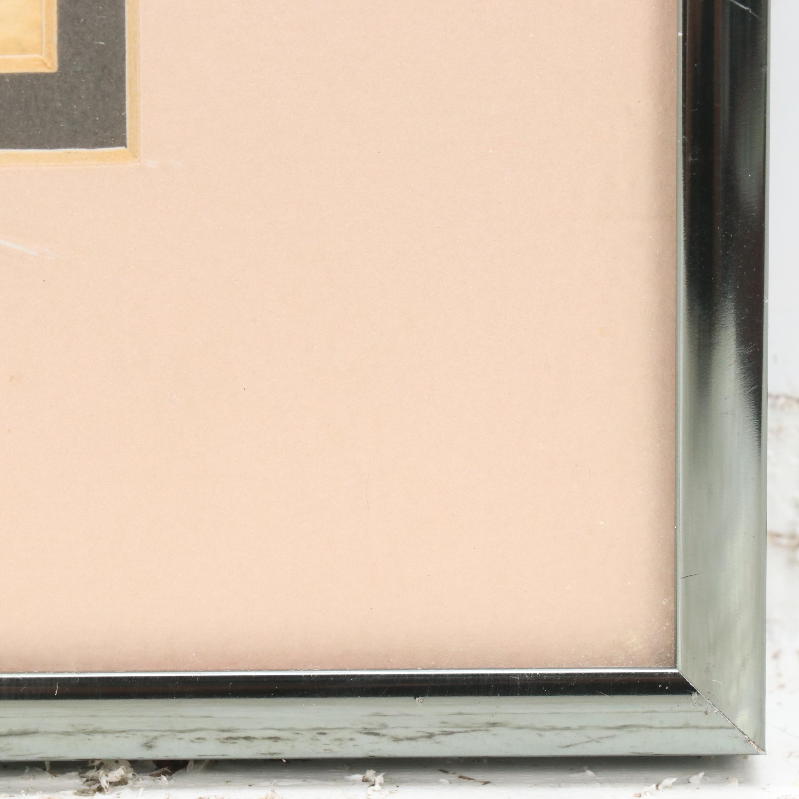 Floyd Berg Halftone of Mt. Adams