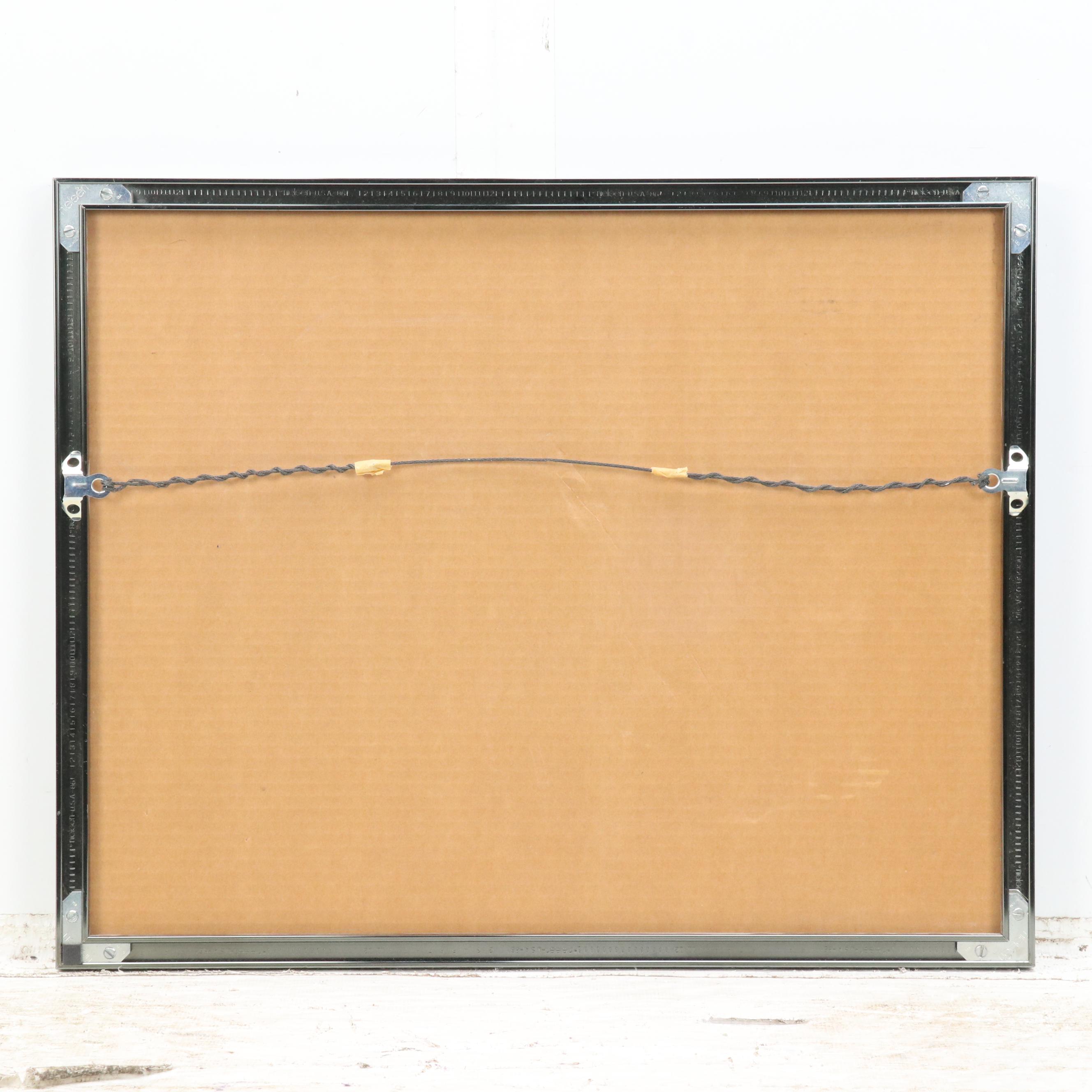 Floyd Berg Halftone of Mt. Adams