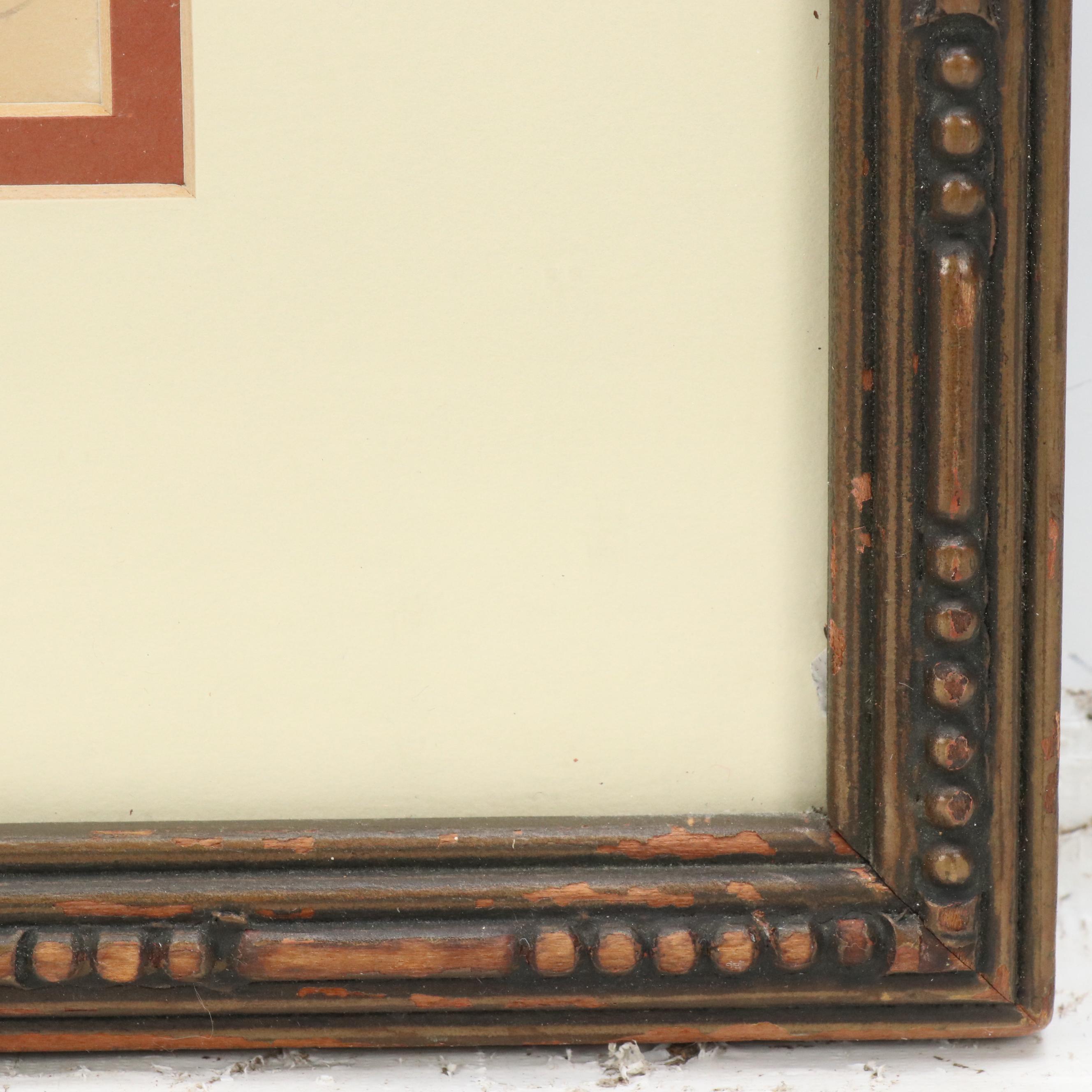 Color Etching of Dutch Canal After Julien Van Santen