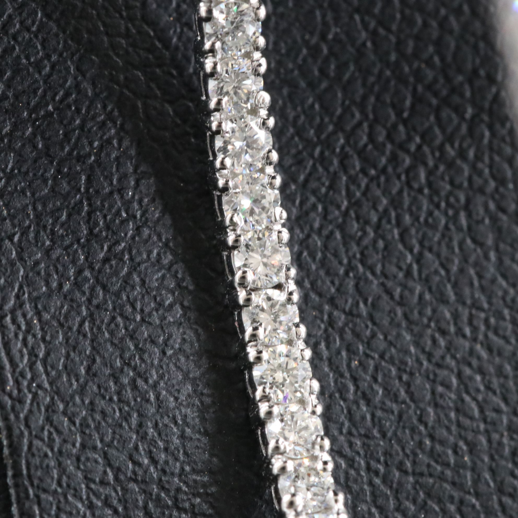 Platinum 2.95 CTW Diamond Inside Out Hoop Earrings