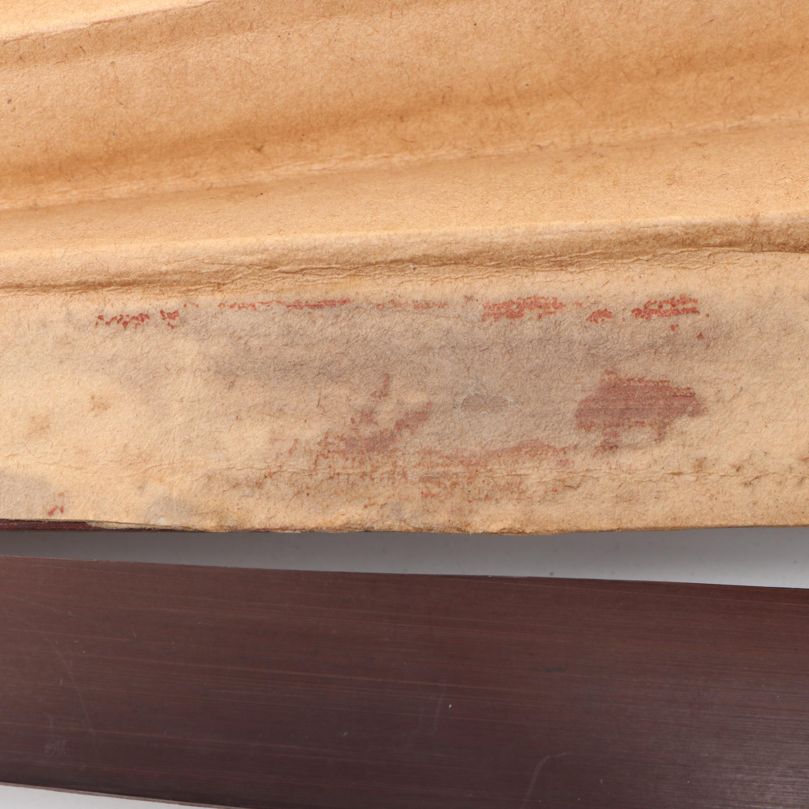 Chinese Bird and Floral Wood and Paper Folding Fan with Other Folding Fans