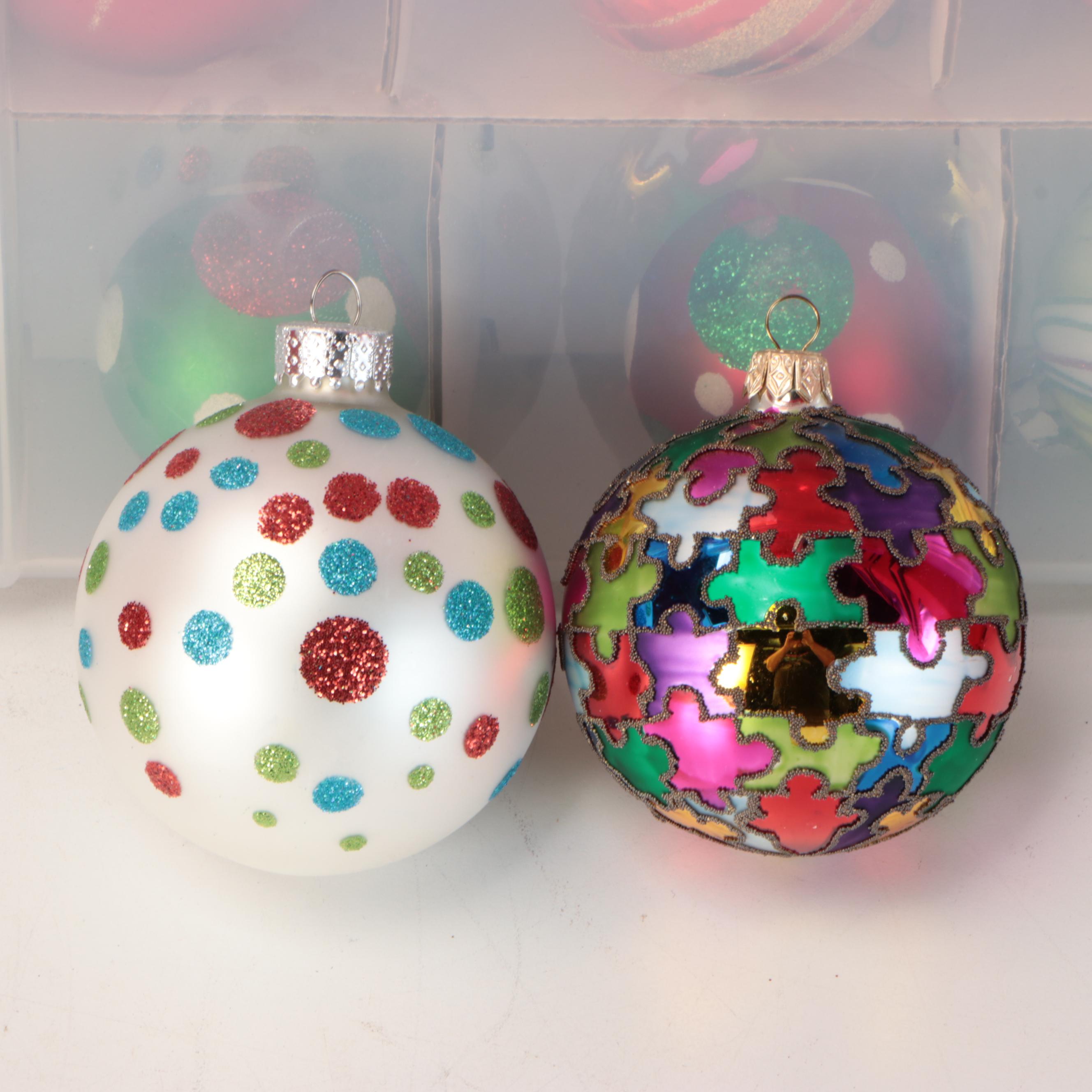 Christmas Ornaments with Storage Boxes