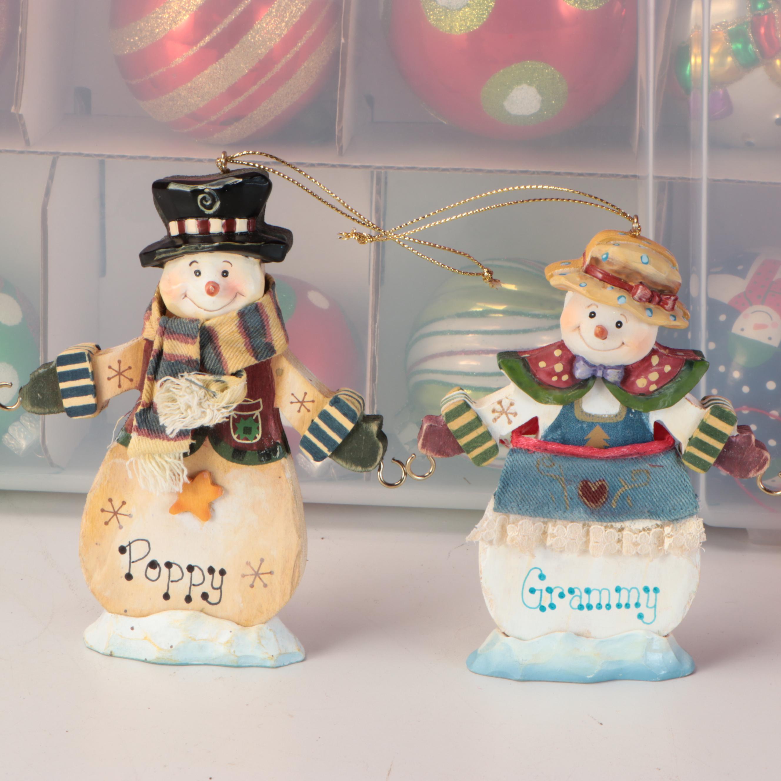 Christmas Ornaments with Storage Boxes