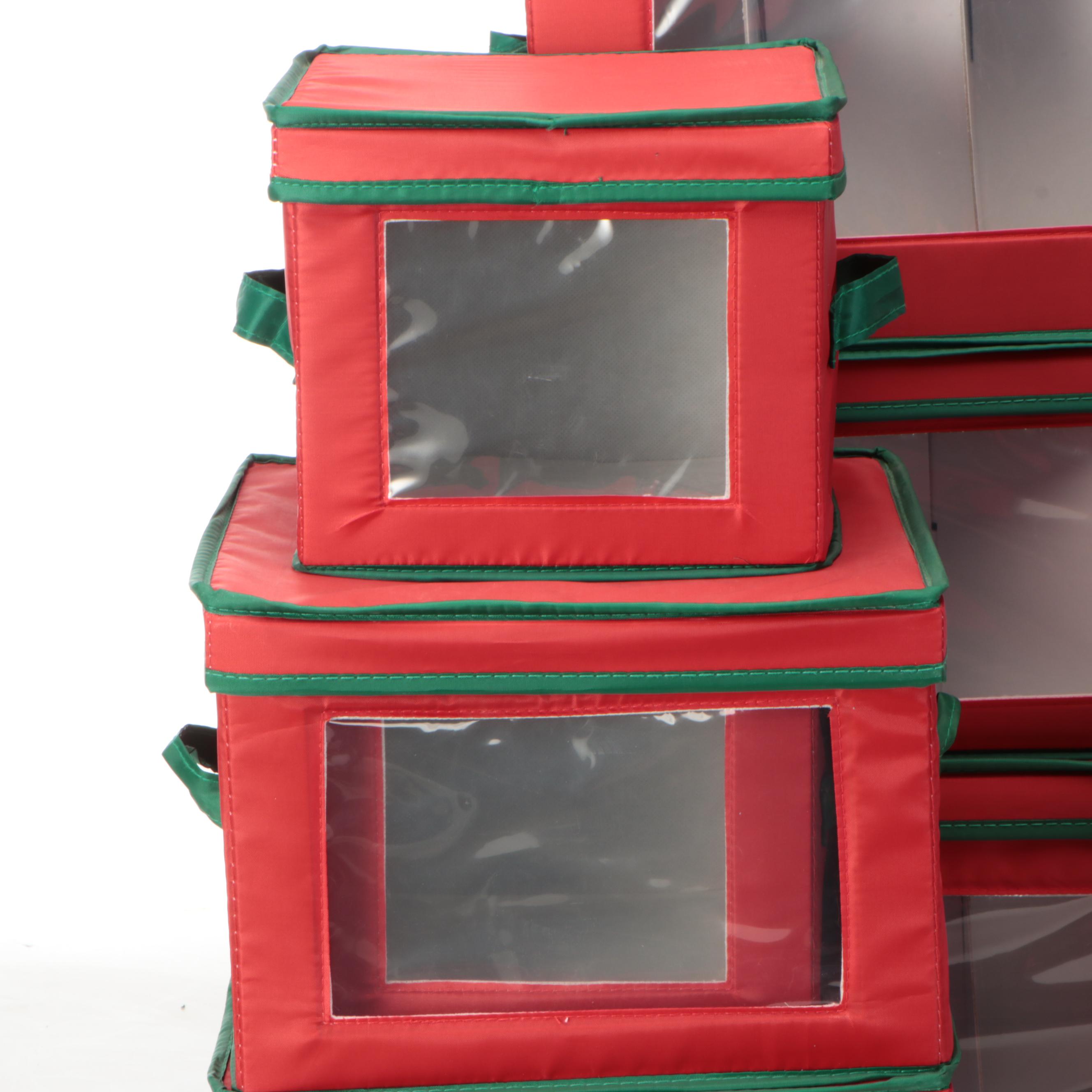 Christmas Ornaments with Storage Boxes