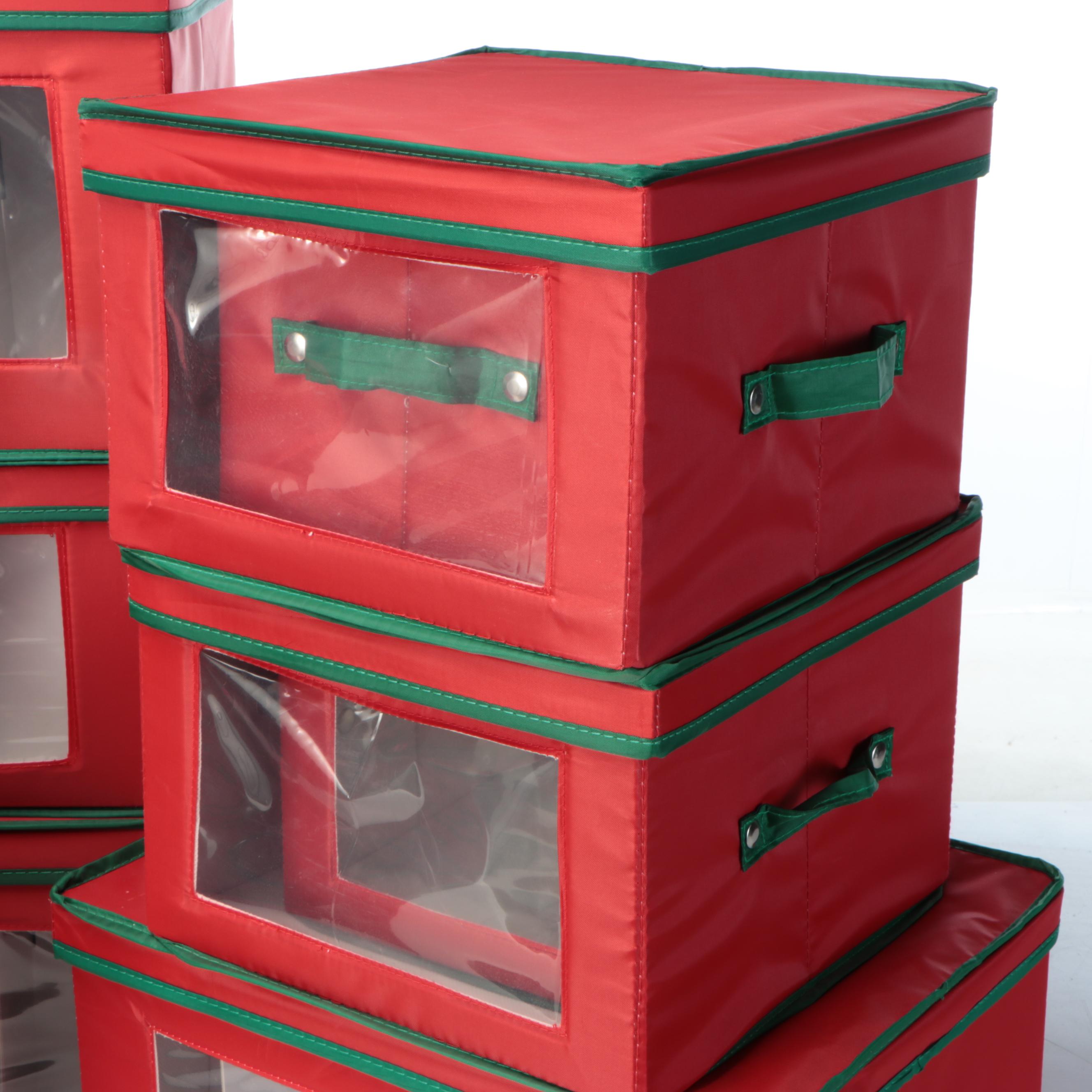 Christmas Ornaments with Storage Boxes
