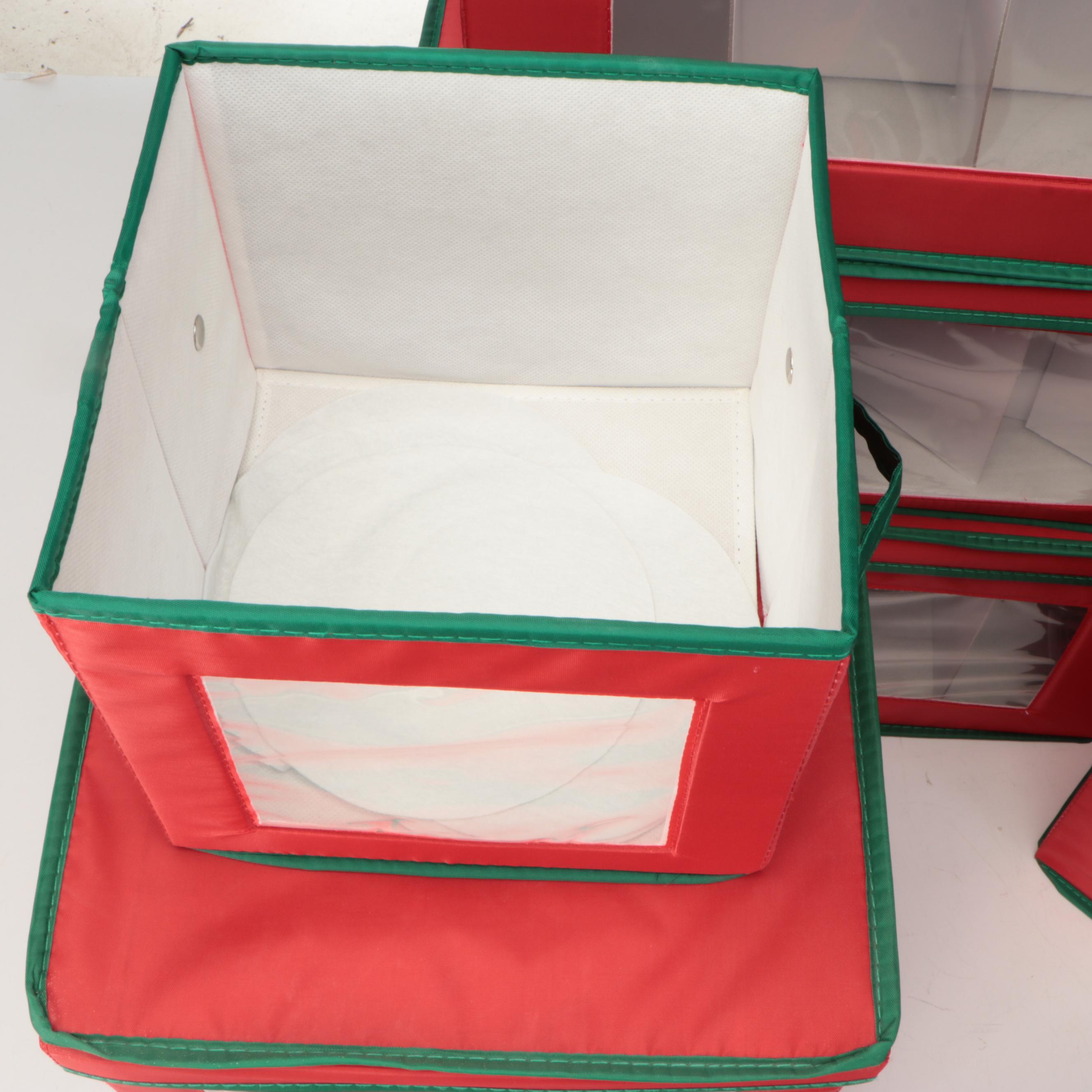 Christmas Ornaments with Storage Boxes