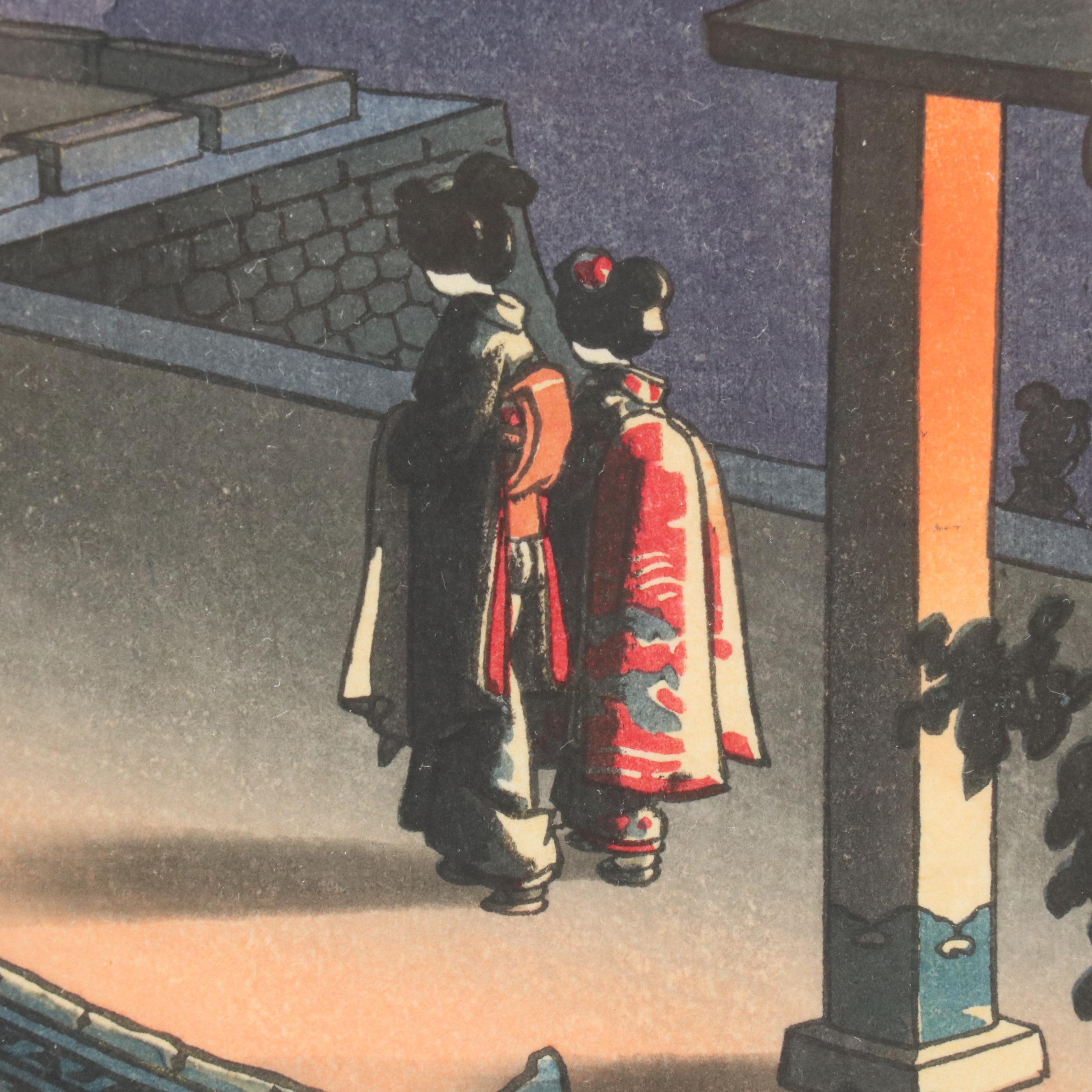 Japanese Shin-Hanga Woodblocks After Tsuchiya Koitsu