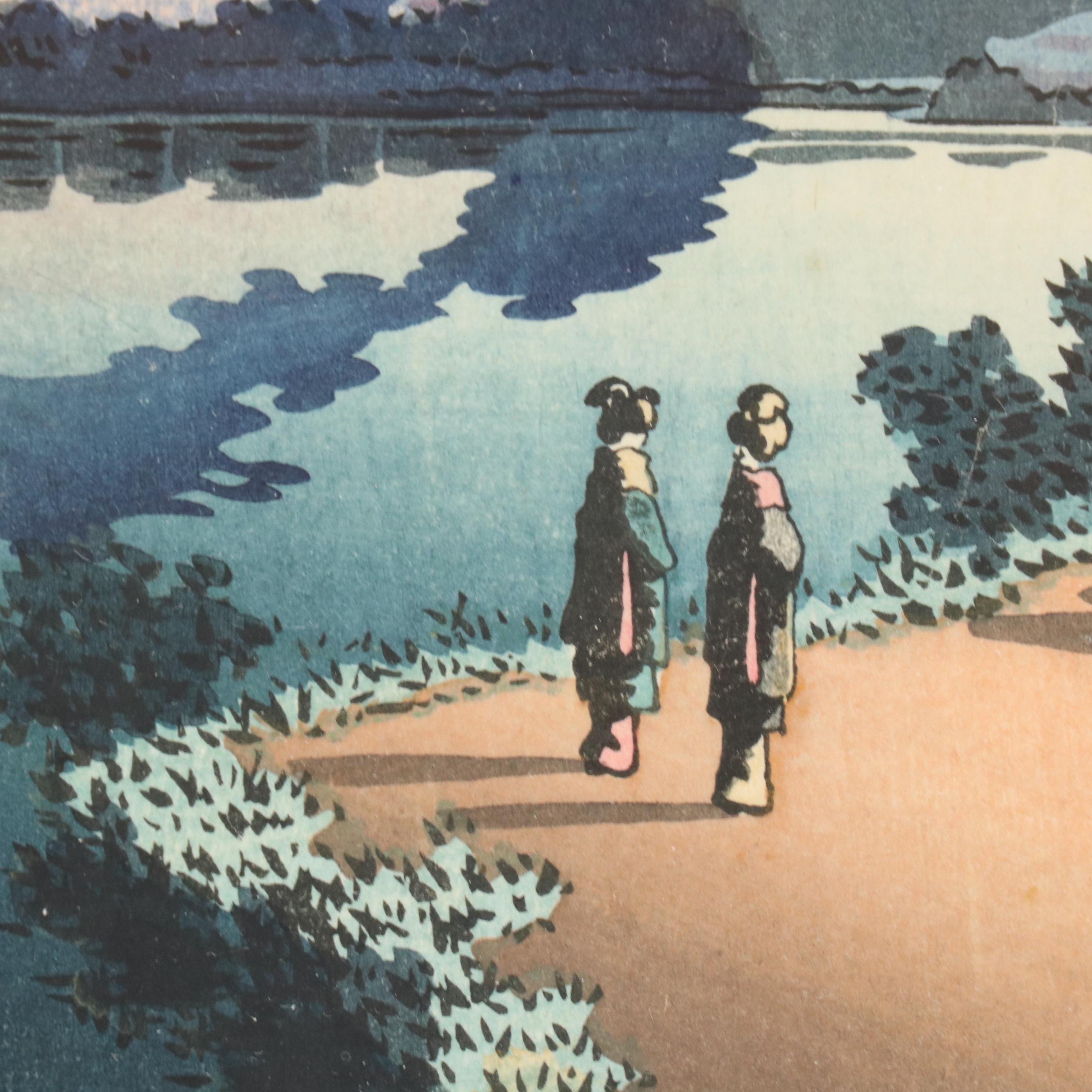 Japanese Shin-Hanga Woodblocks After Tsuchiya Koitsu