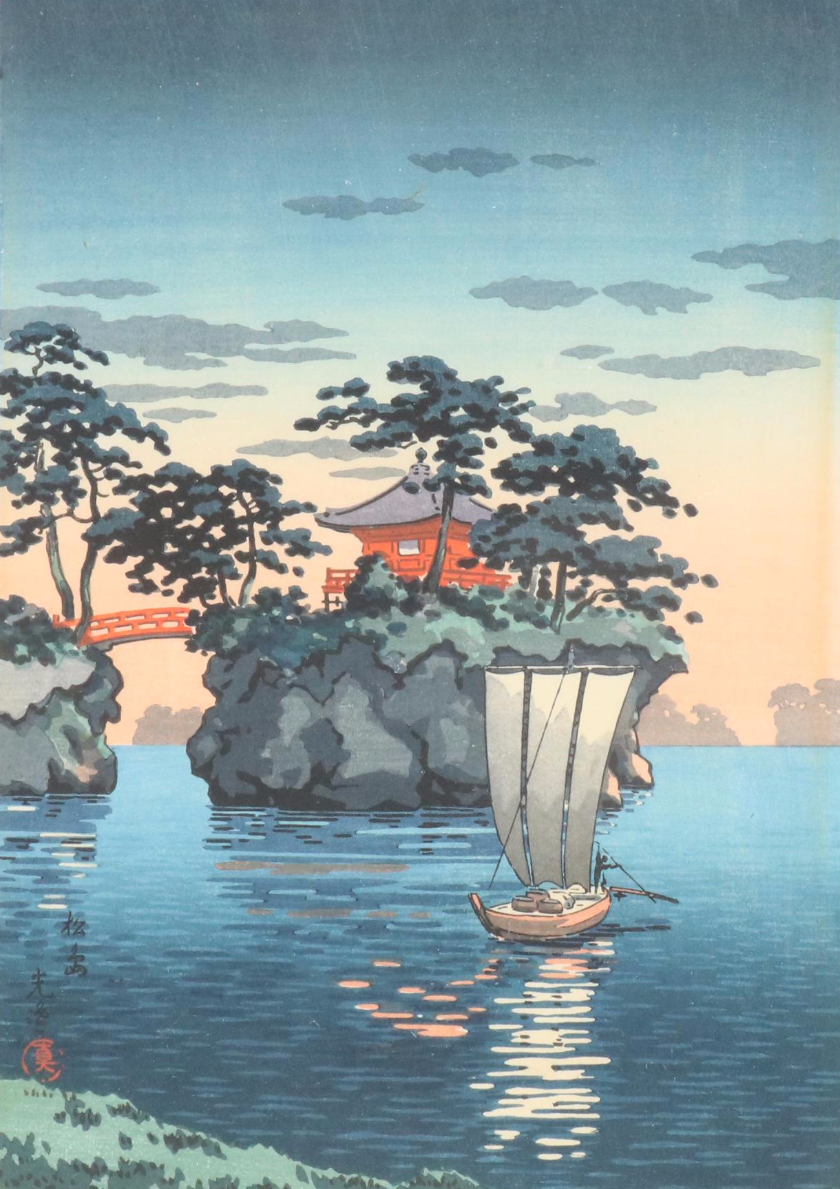 Japanese Shin-Hanga Woodblocks After Tsuchiya Koitsu