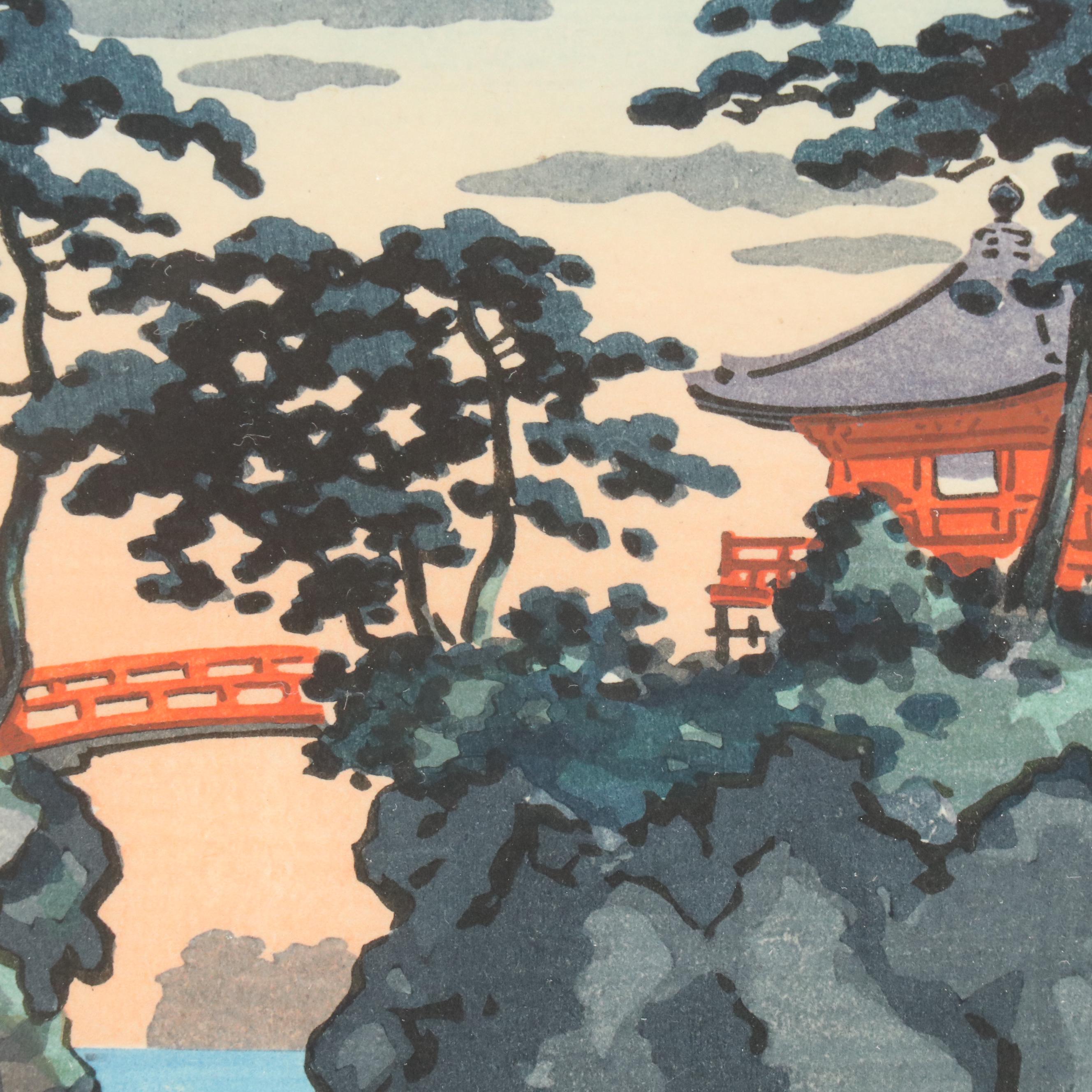 Japanese Shin-Hanga Woodblocks After Tsuchiya Koitsu