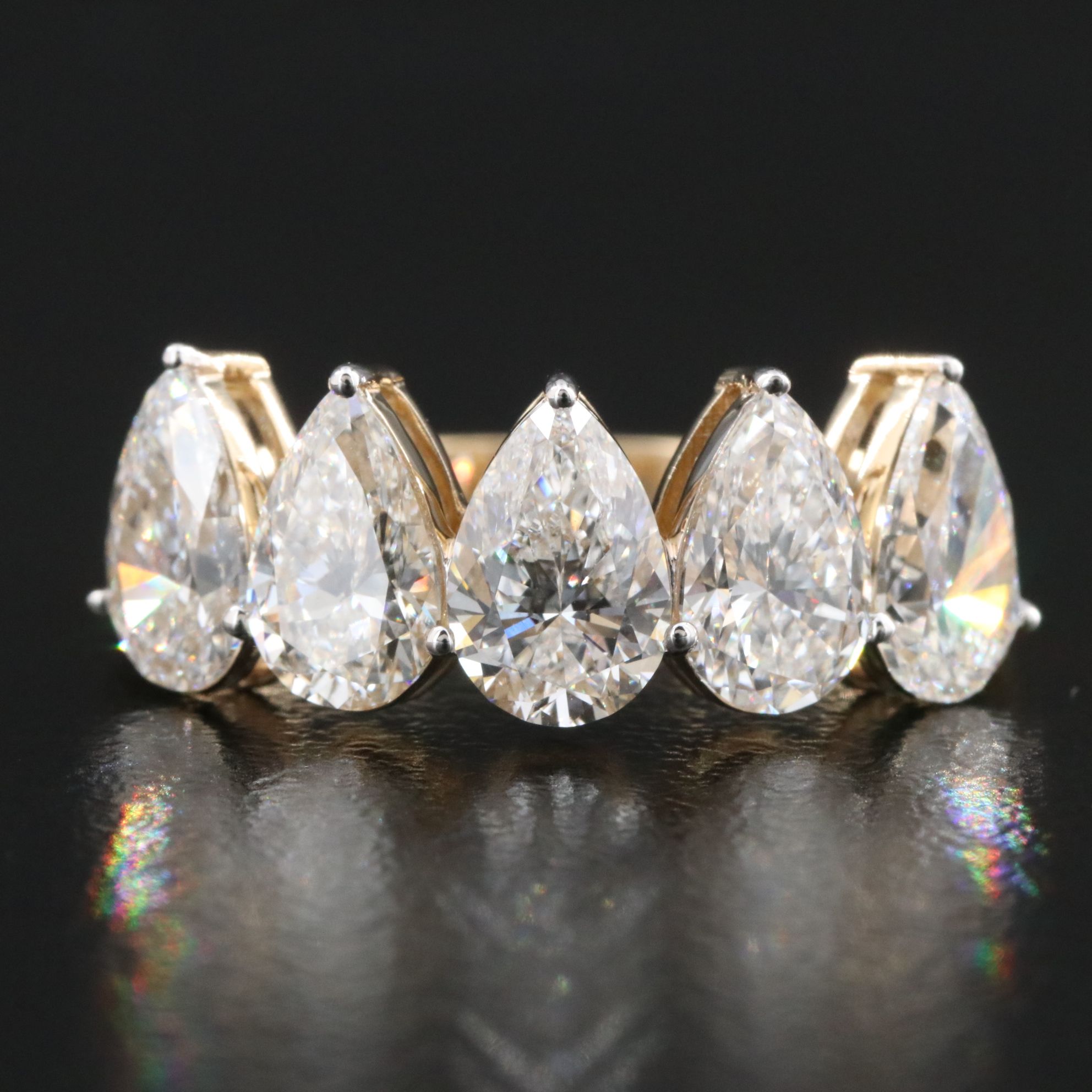 14K 2.80 CTW Lab Grown Diamond Ring