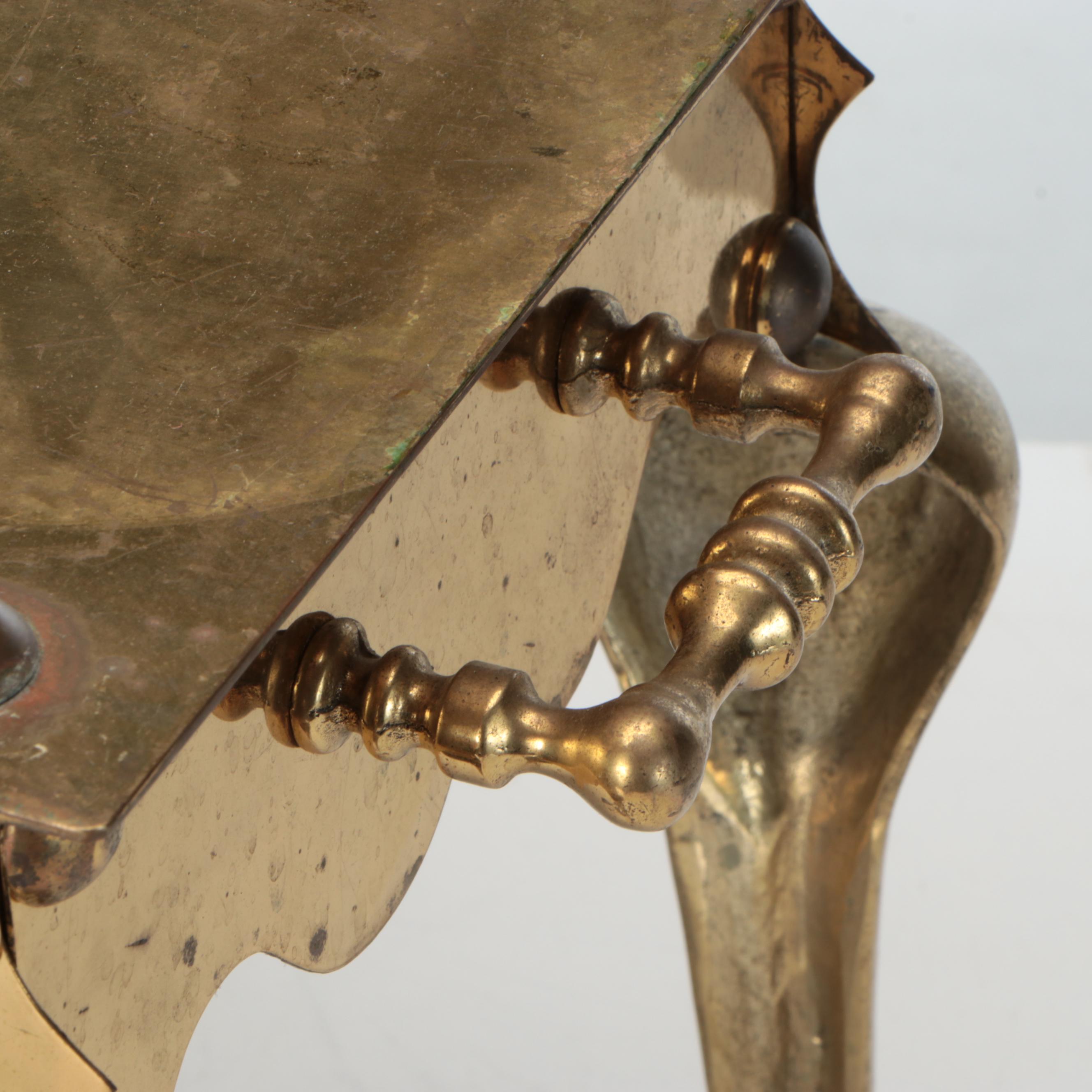 Georgian Style Brass Footman, 19th Century