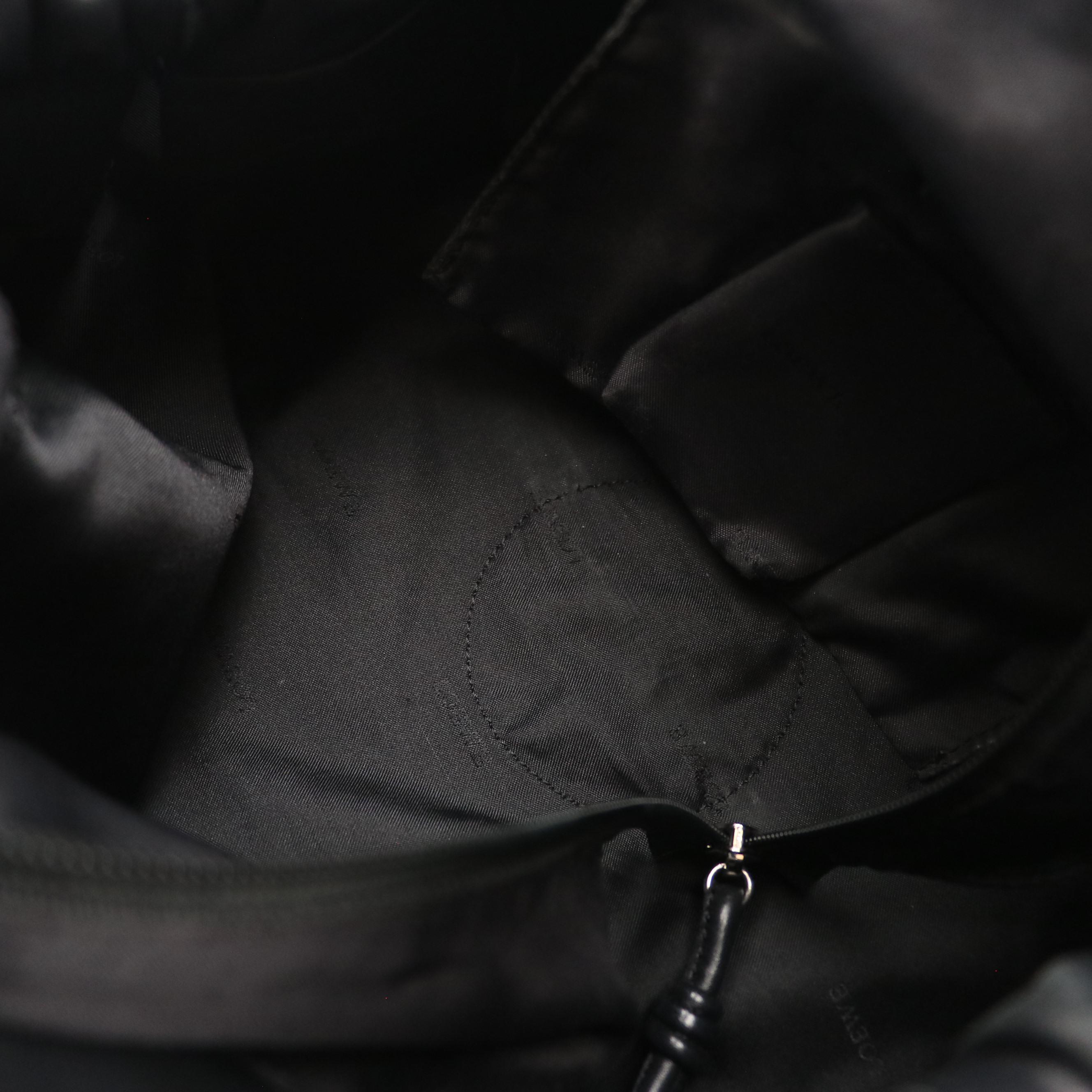 Loewe Anagram Aire Handbag in Black Nappa Leather