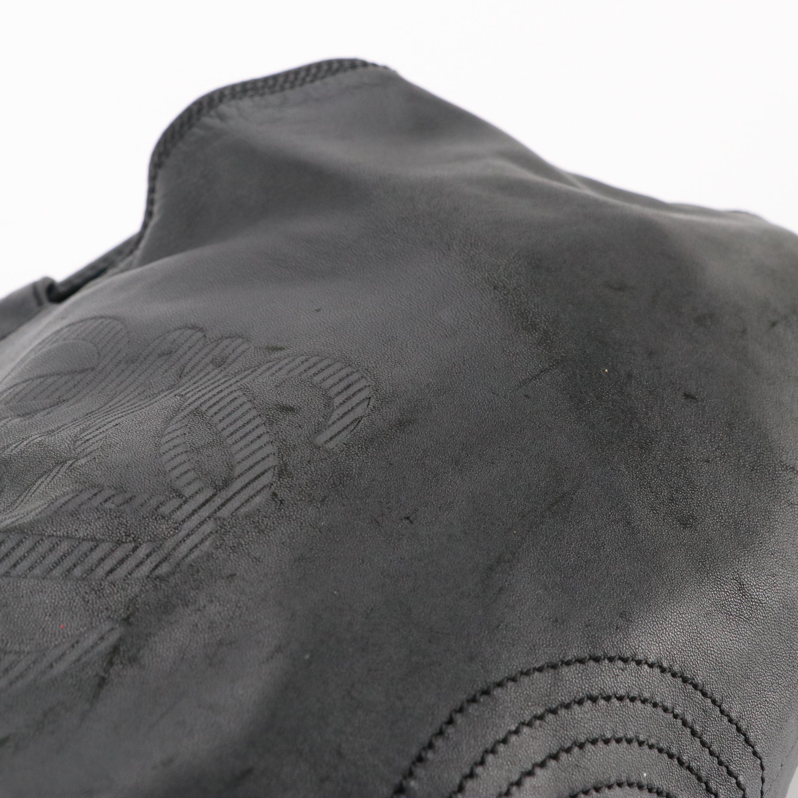 Loewe Anagram Aire Handbag in Black Nappa Leather