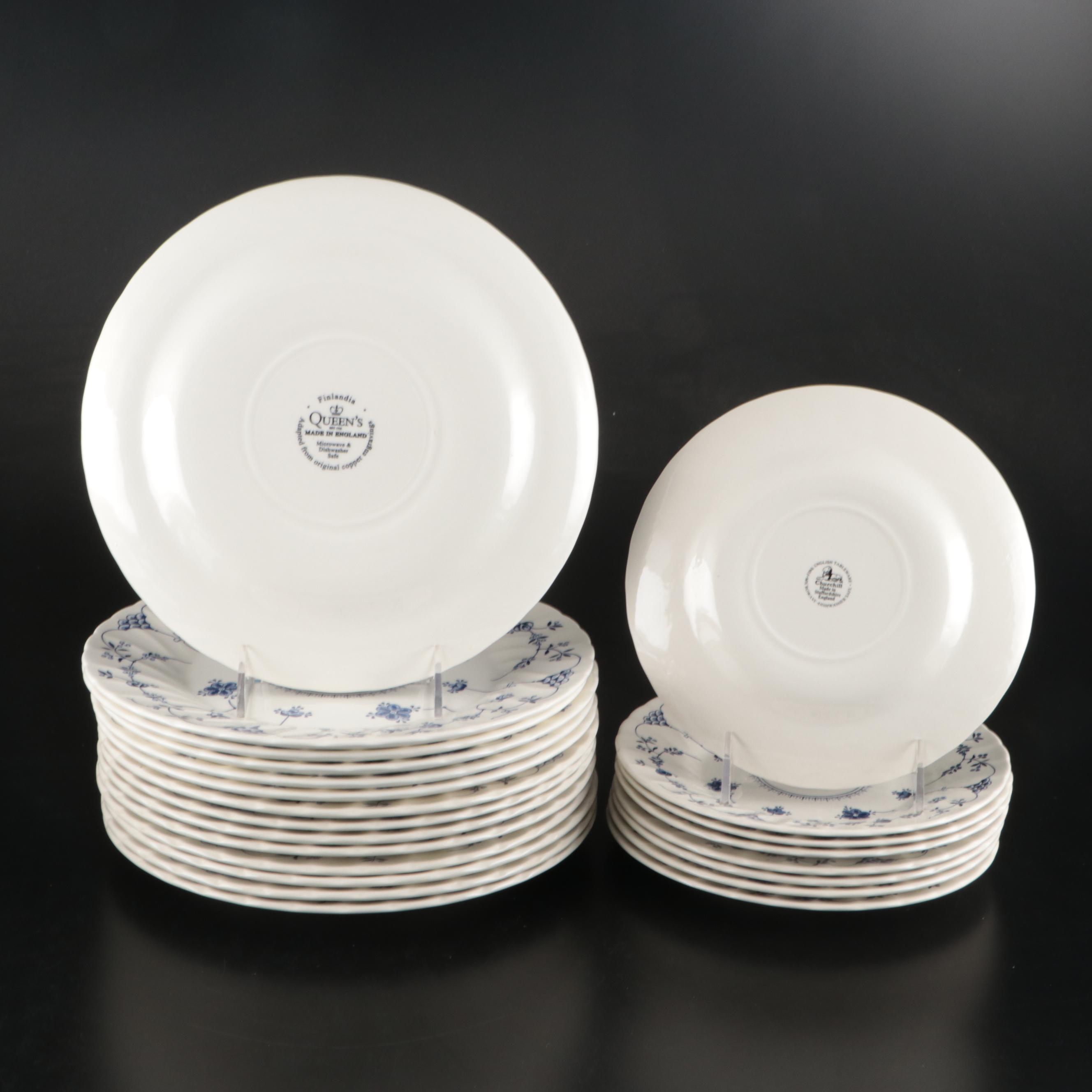 Queen's and Churchill "Finlandia" Dinnerware and Serving Pieces