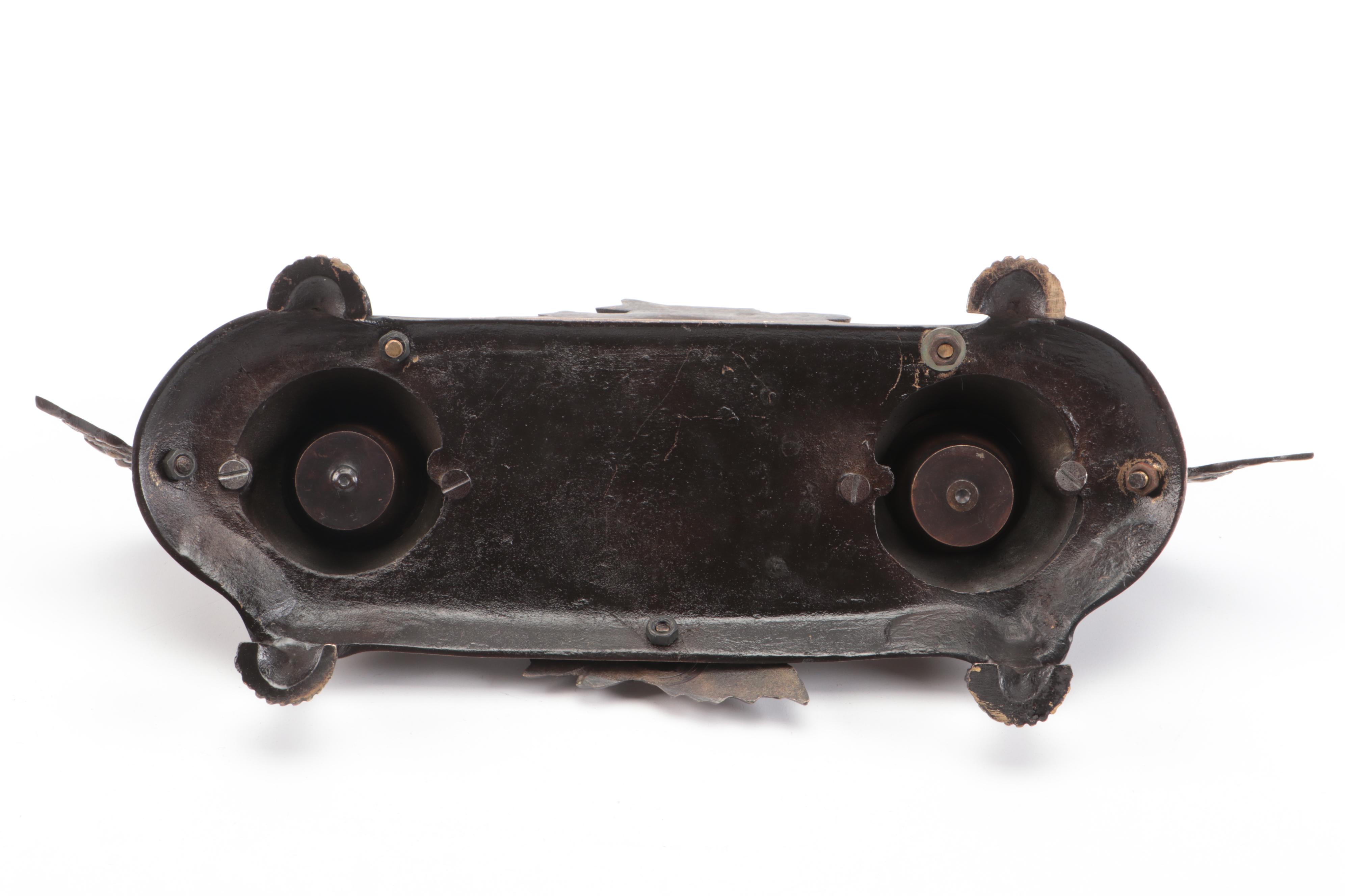 Silver Plate Double Inkwells