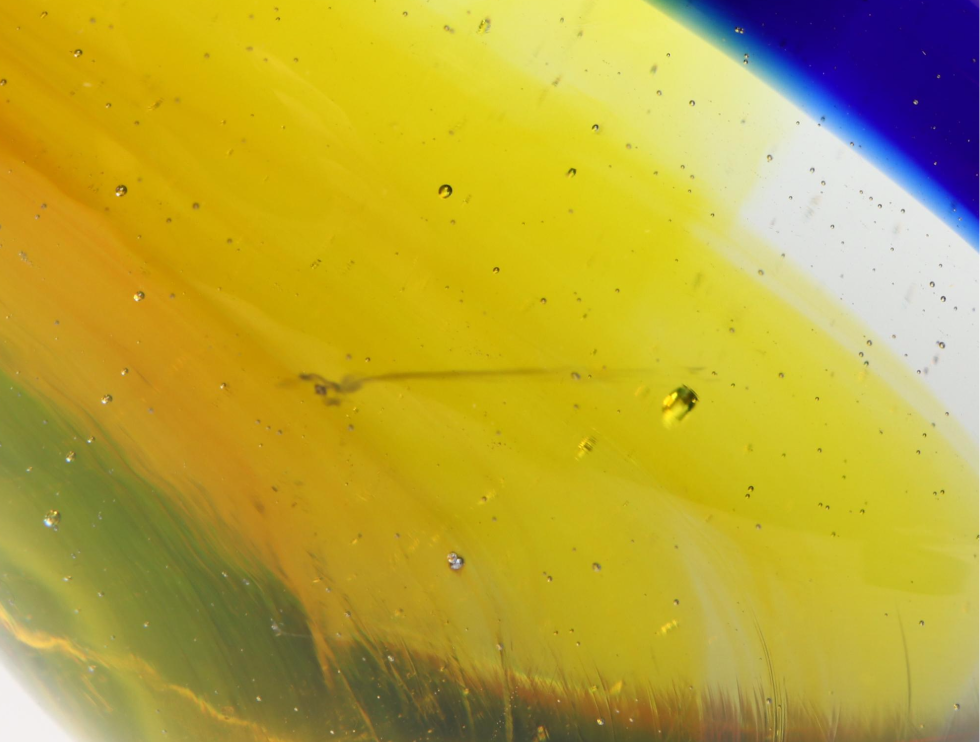 Murano Style Bird Art Glass Sculpture