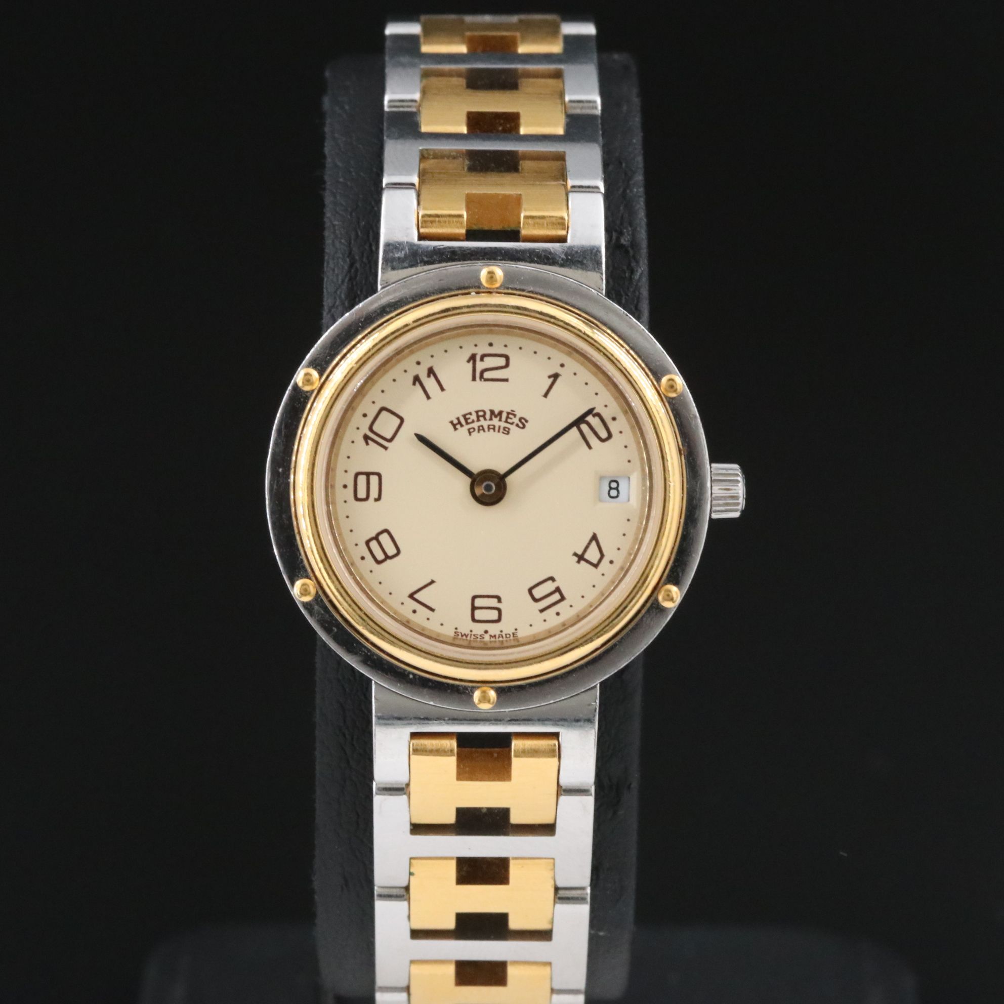 Hermès Clipper Gold-Plate Steel Watch