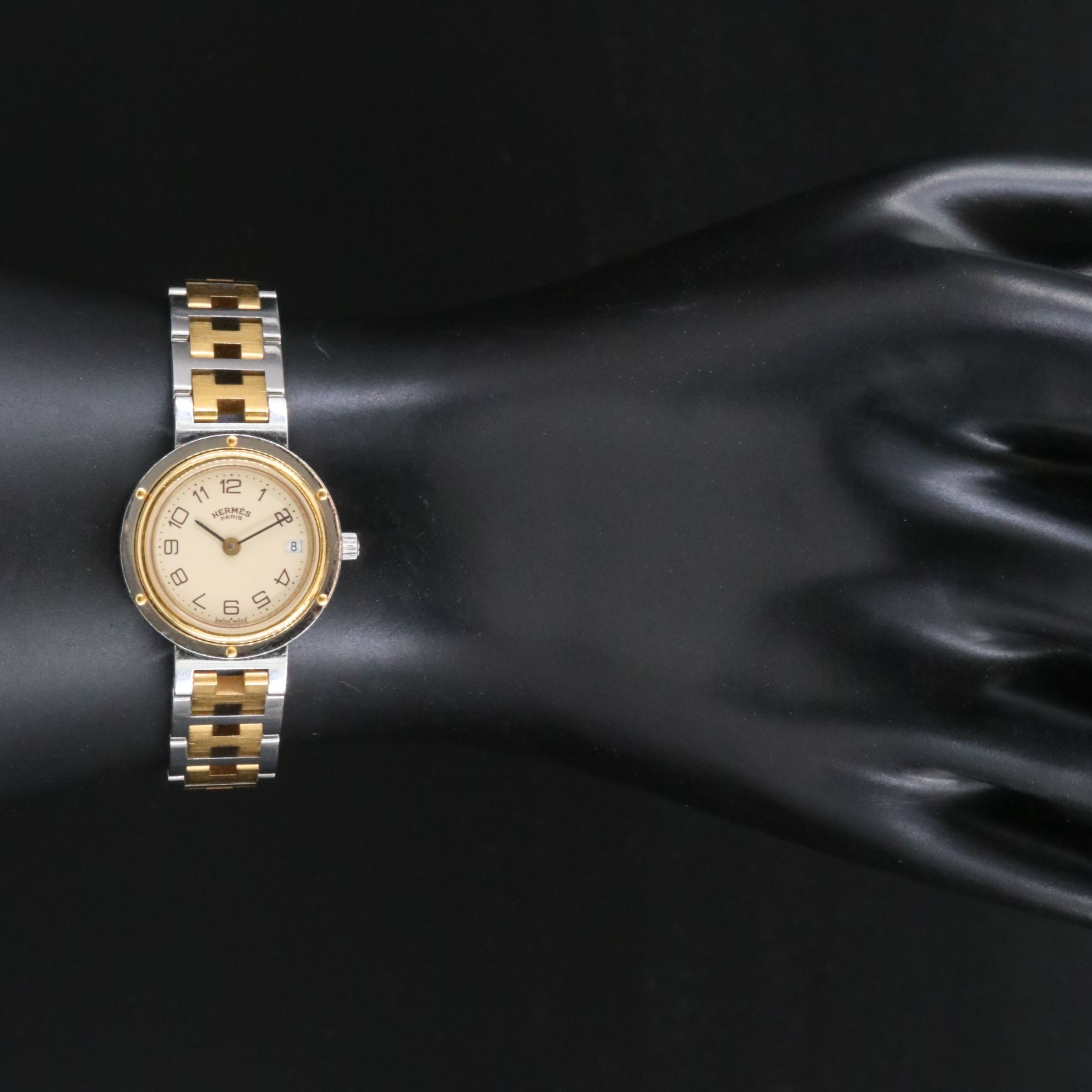 Hermès Clipper Gold-Plate Steel Watch