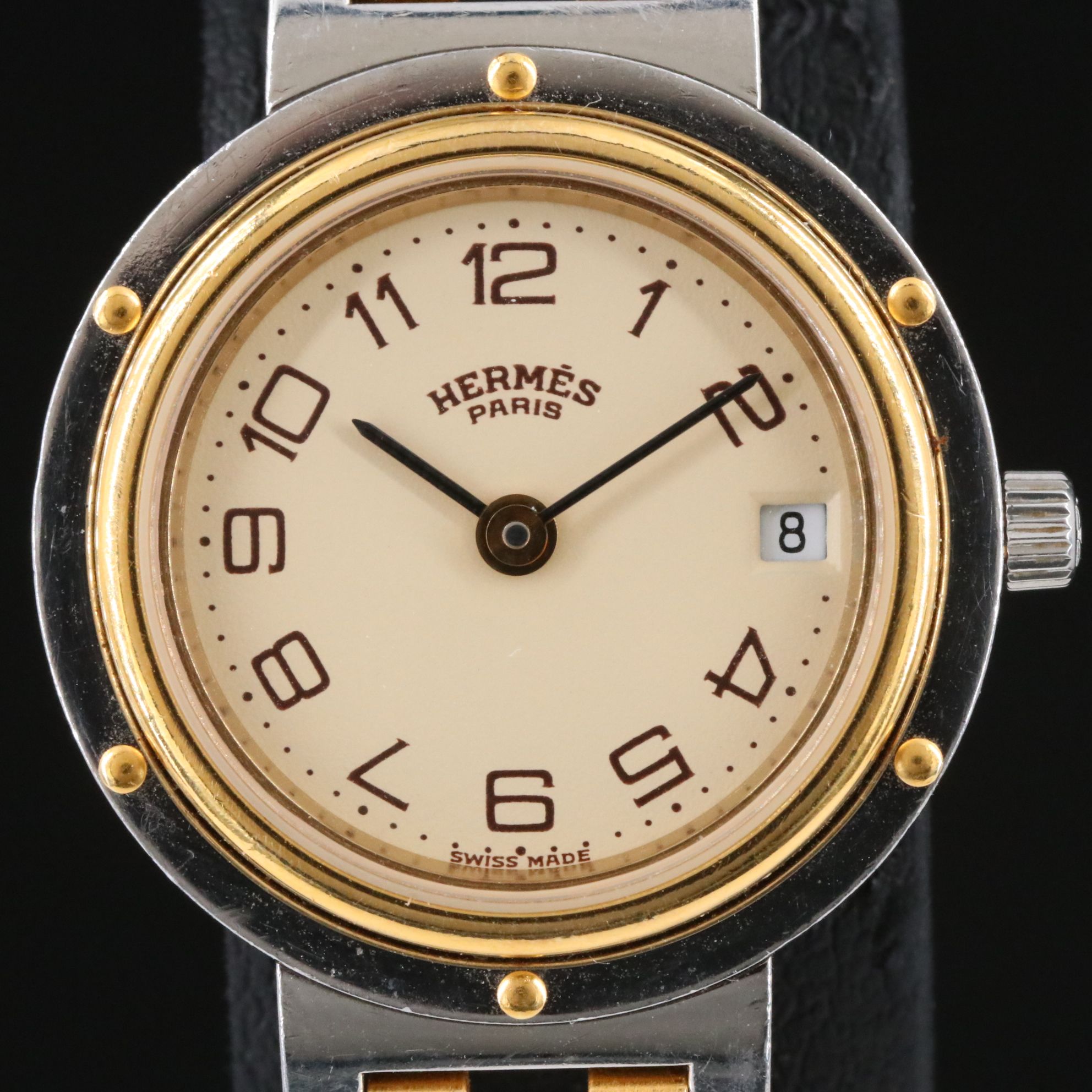 Hermès Clipper Gold-Plate Steel Watch