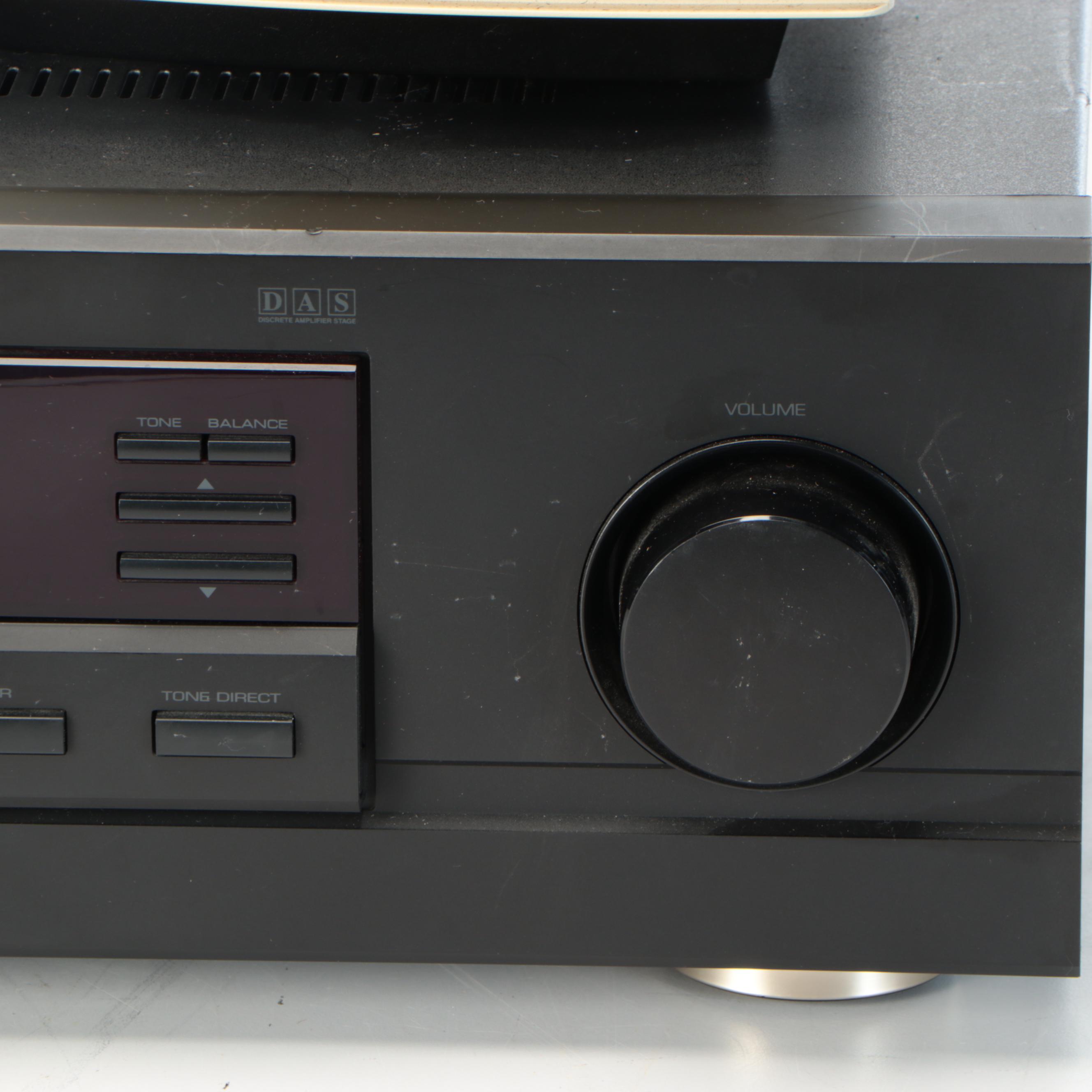 Sherwood Model RX-4105 Stereo Receiver and Bose Wave Music System