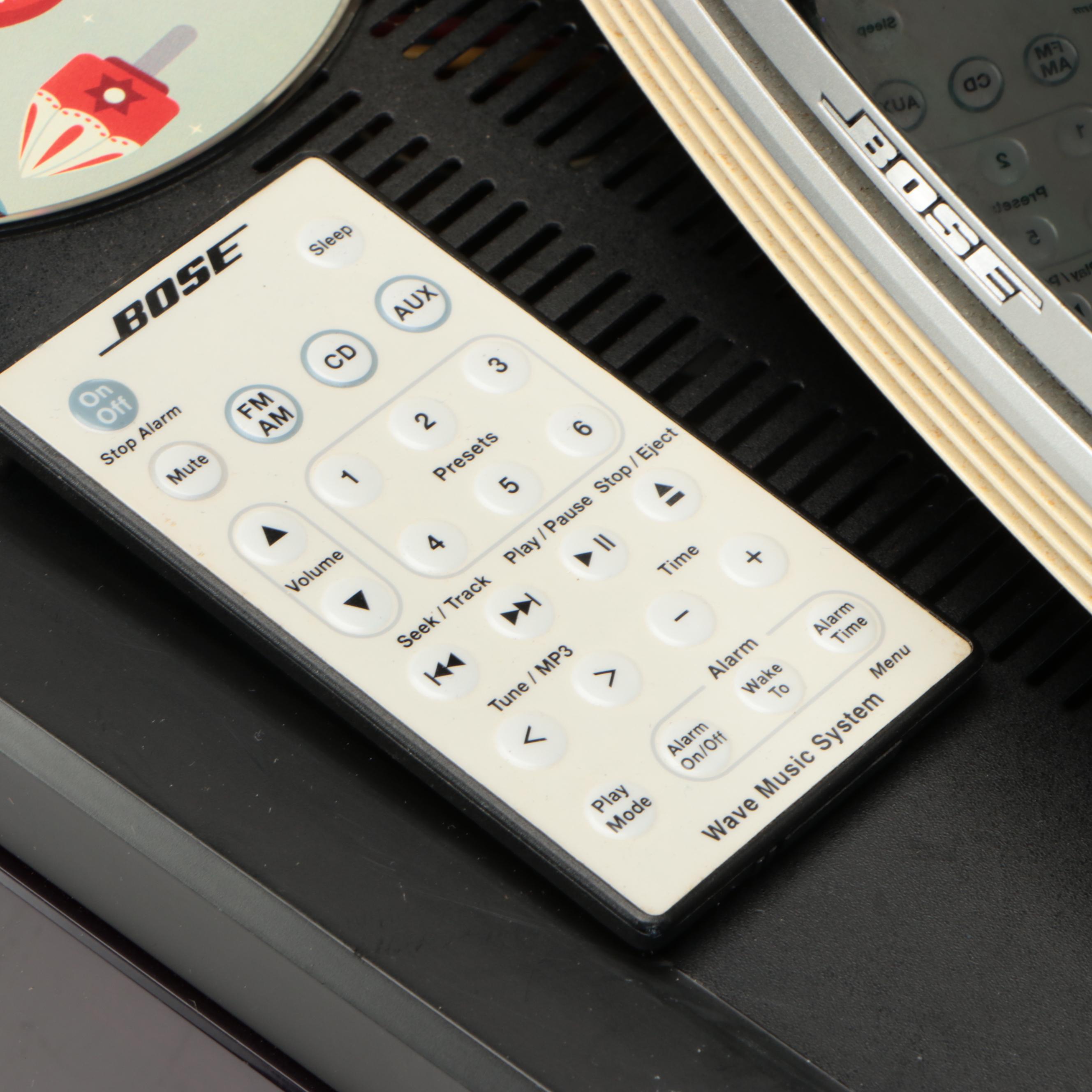 Sherwood Model RX-4105 Stereo Receiver and Bose Wave Music System