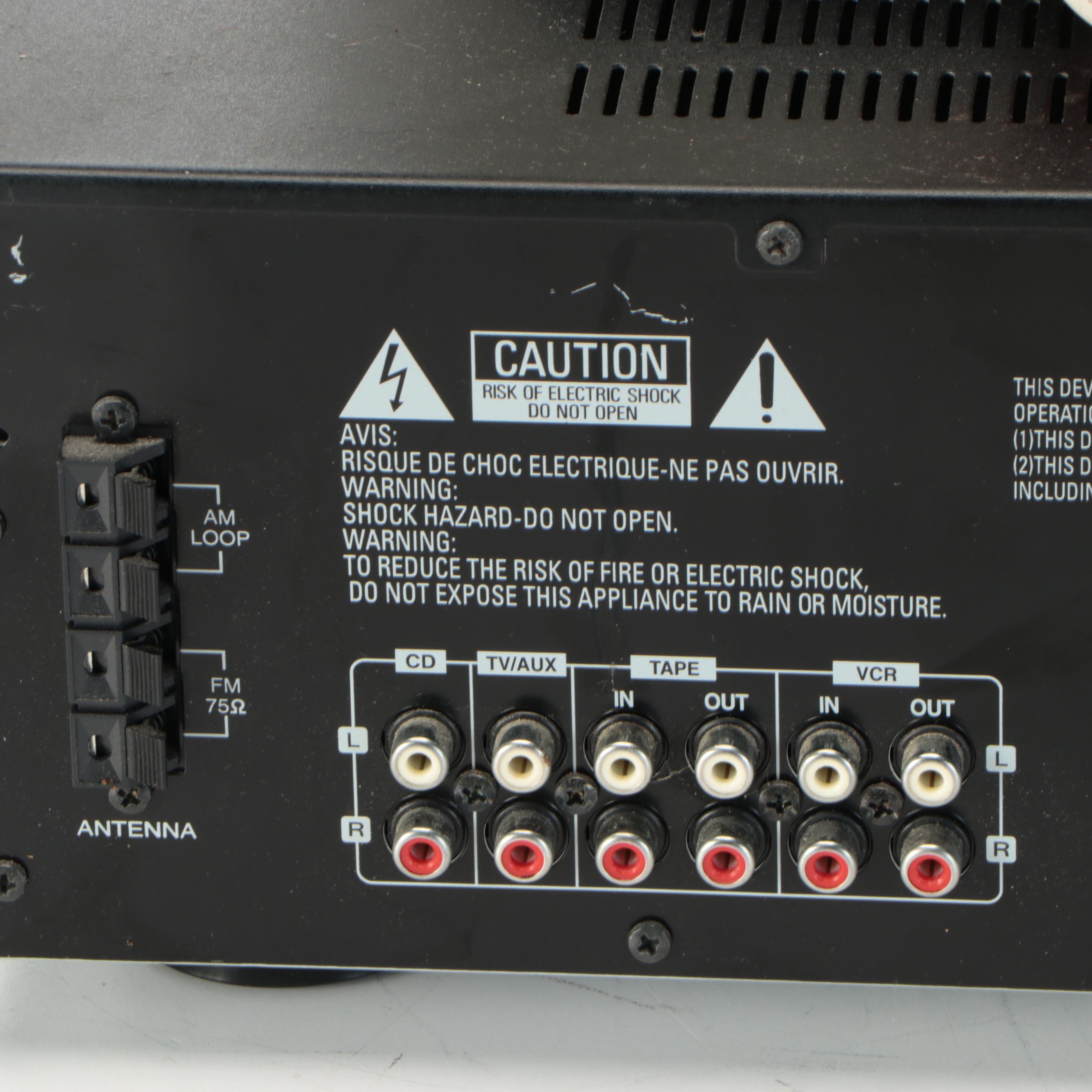 Sherwood Model RX-4105 Stereo Receiver and Bose Wave Music System