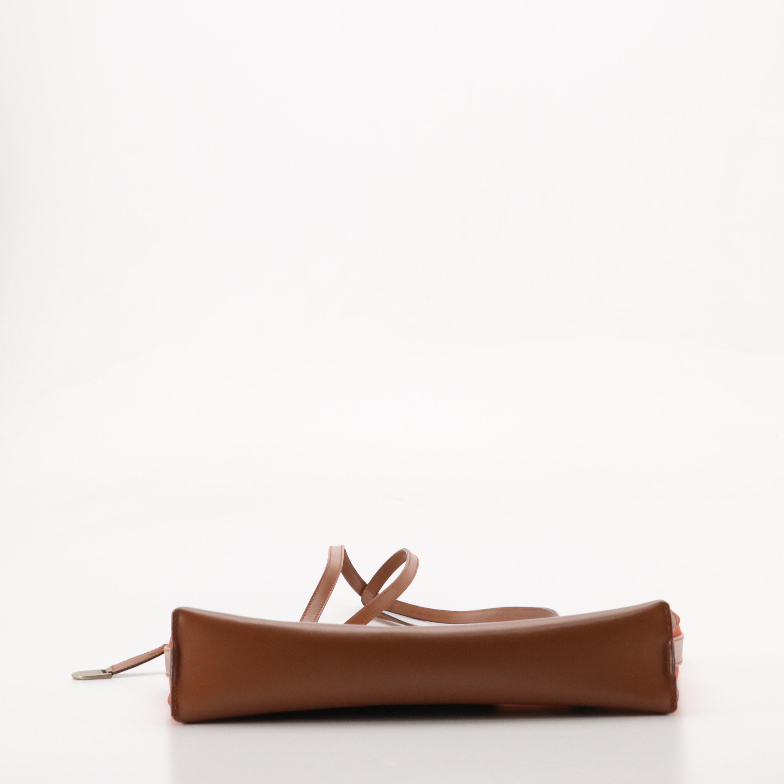 Loewe Mesh Tote with Leather Trim and Pouch