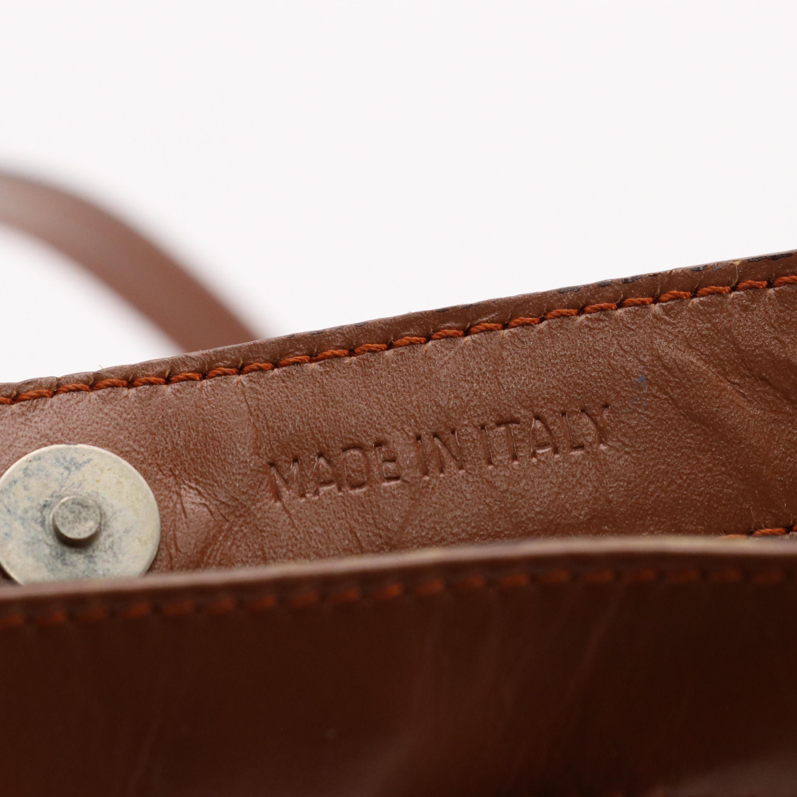 Loewe Mesh Tote with Leather Trim and Pouch