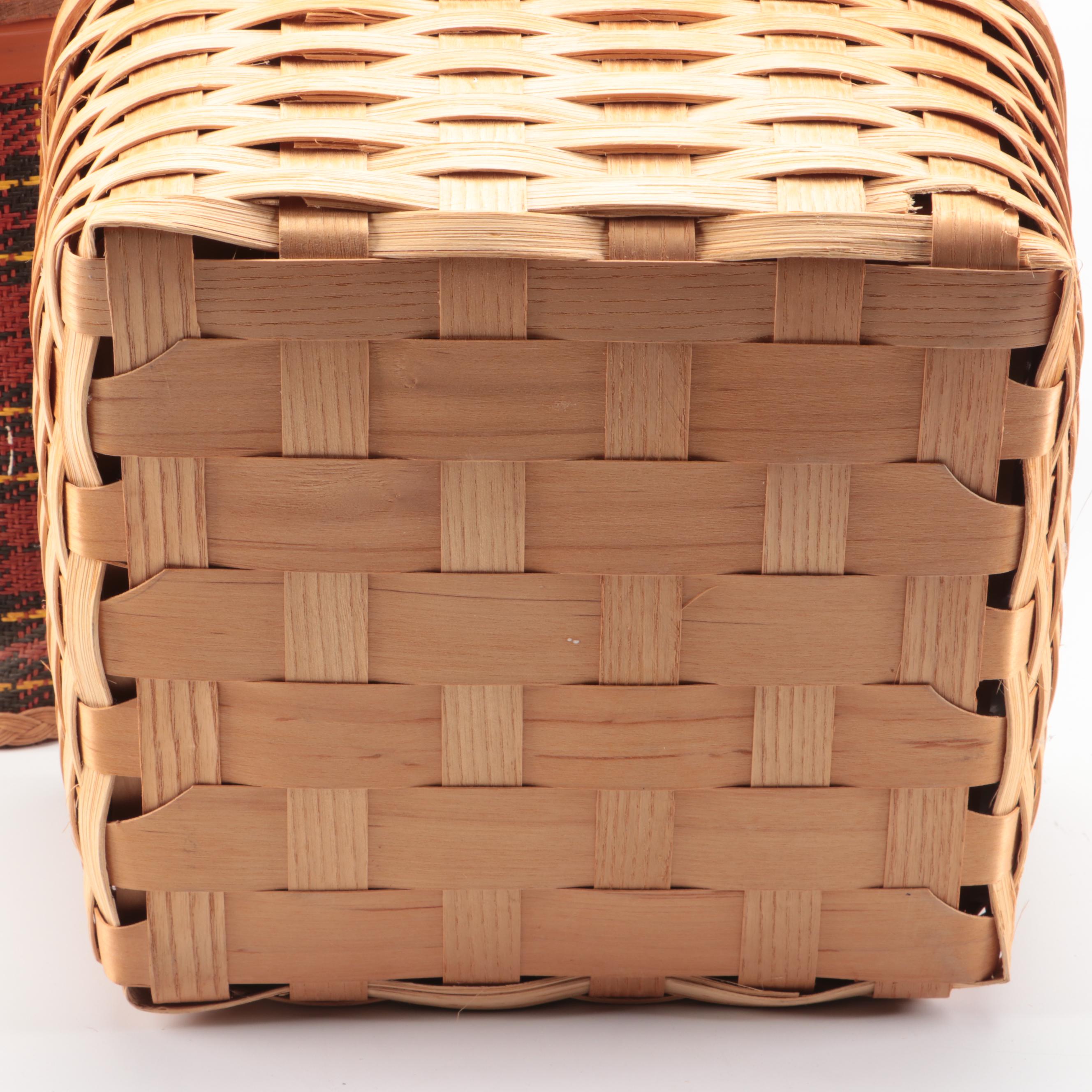 Vintage Redmon with West Hindge Picnic Baskets and Disposable Tableware