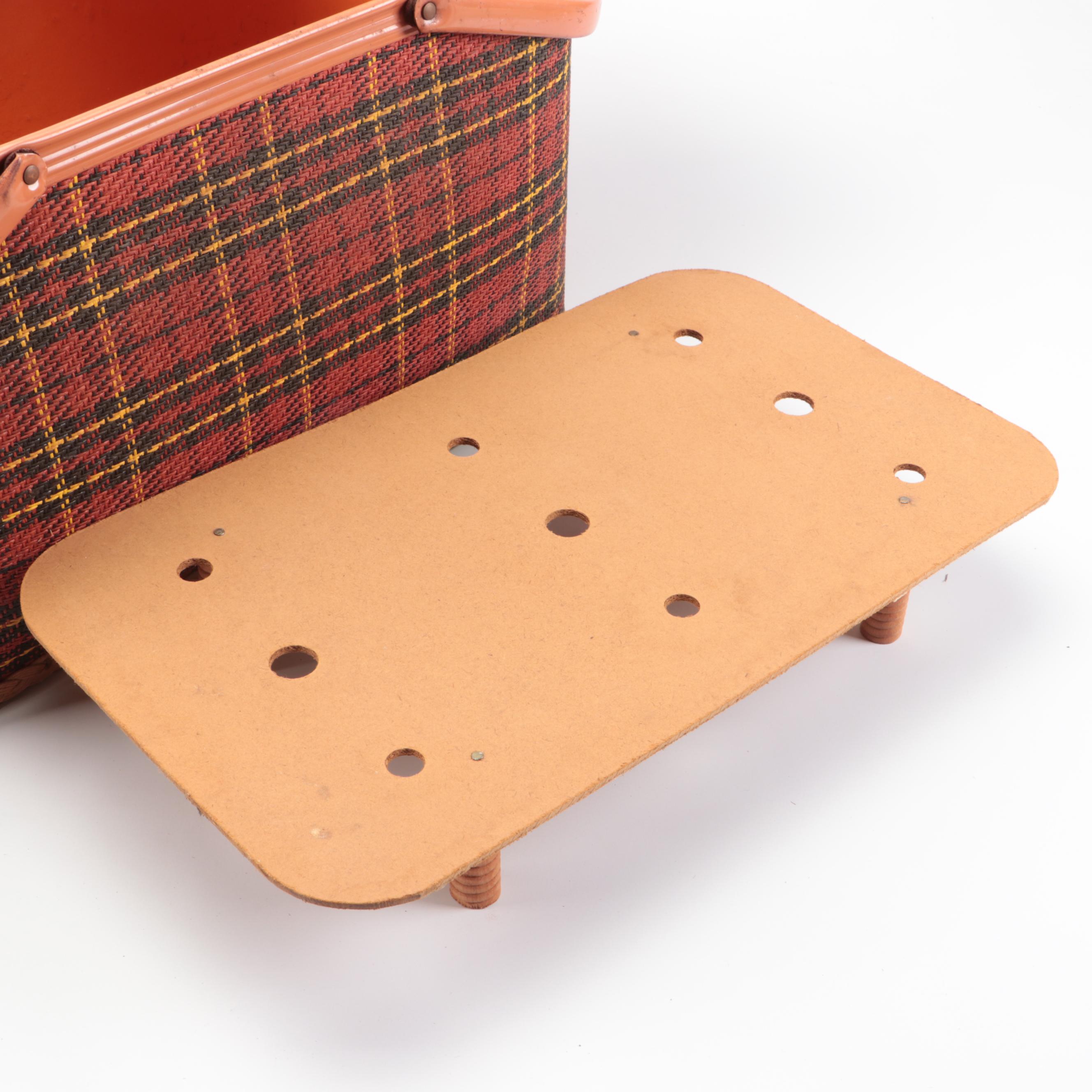 Vintage Redmon with West Hindge Picnic Baskets and Disposable Tableware