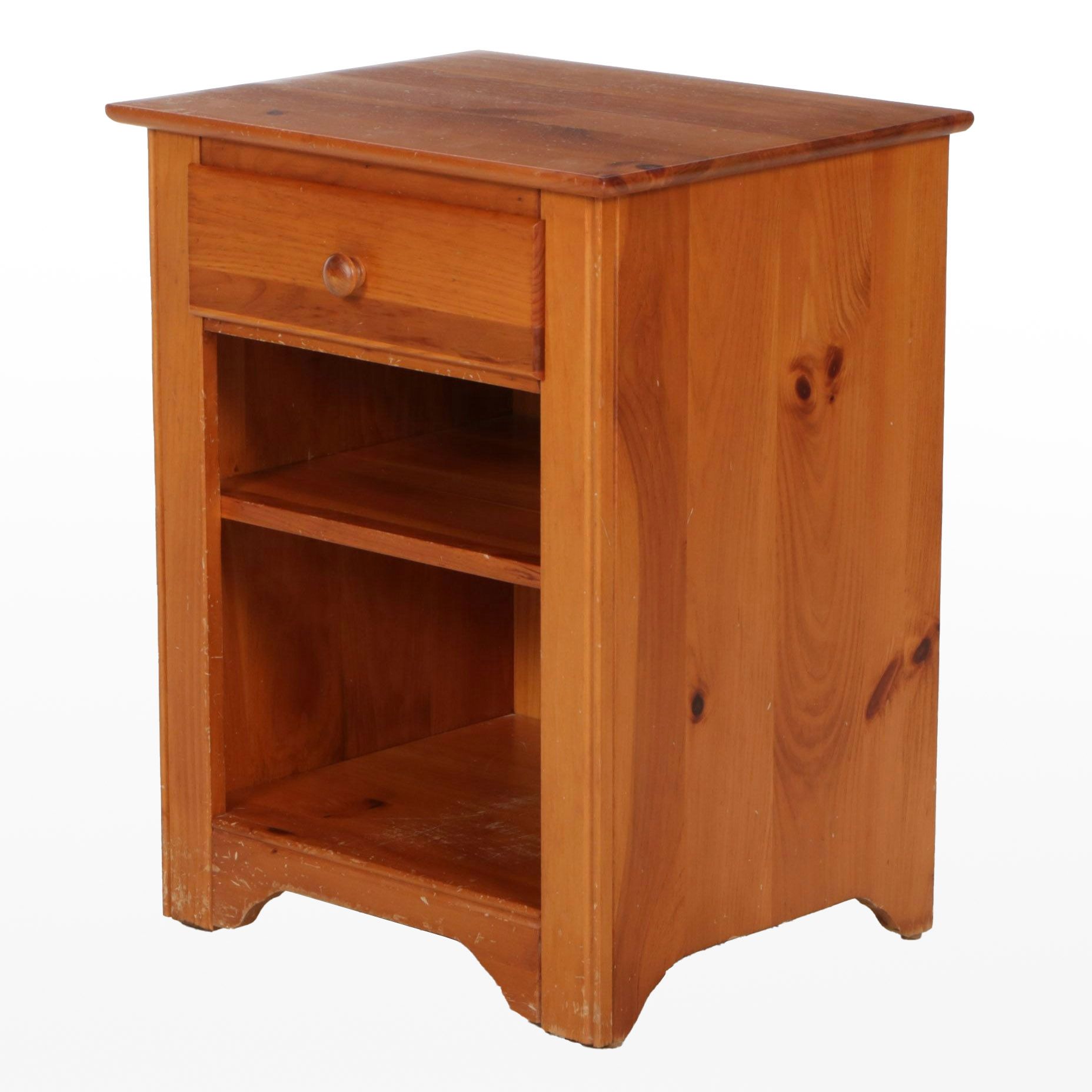 Pine Nightstand, Late 20th Century