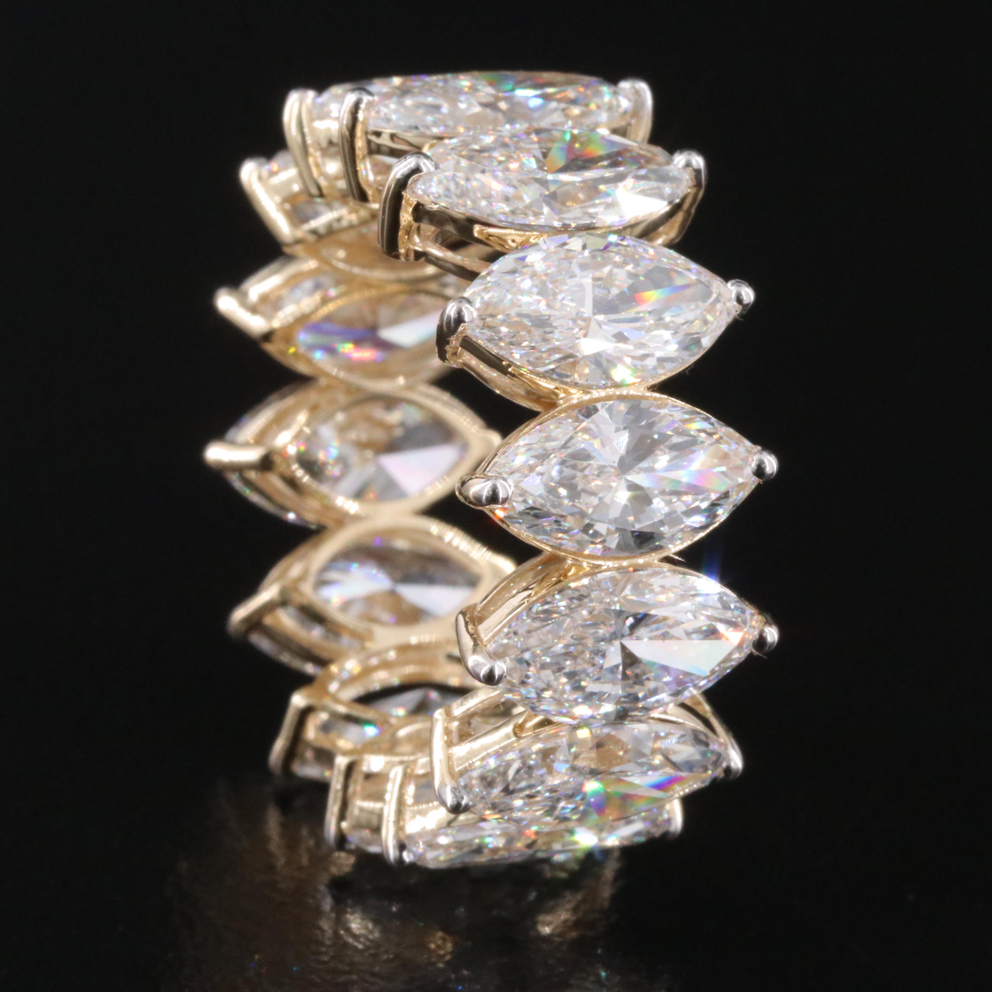 14K 11.15 CTW Lab Grown Diamond Eternity Band