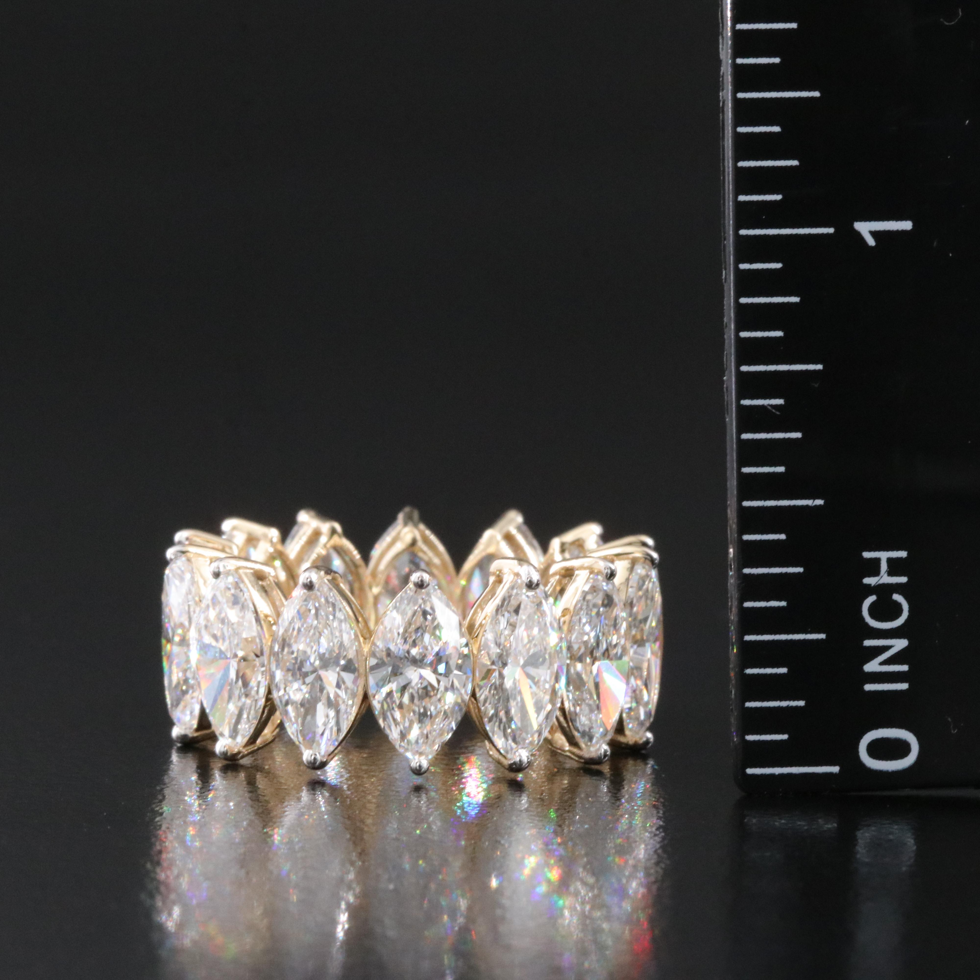 14K 11.15 CTW Lab Grown Diamond Eternity Band