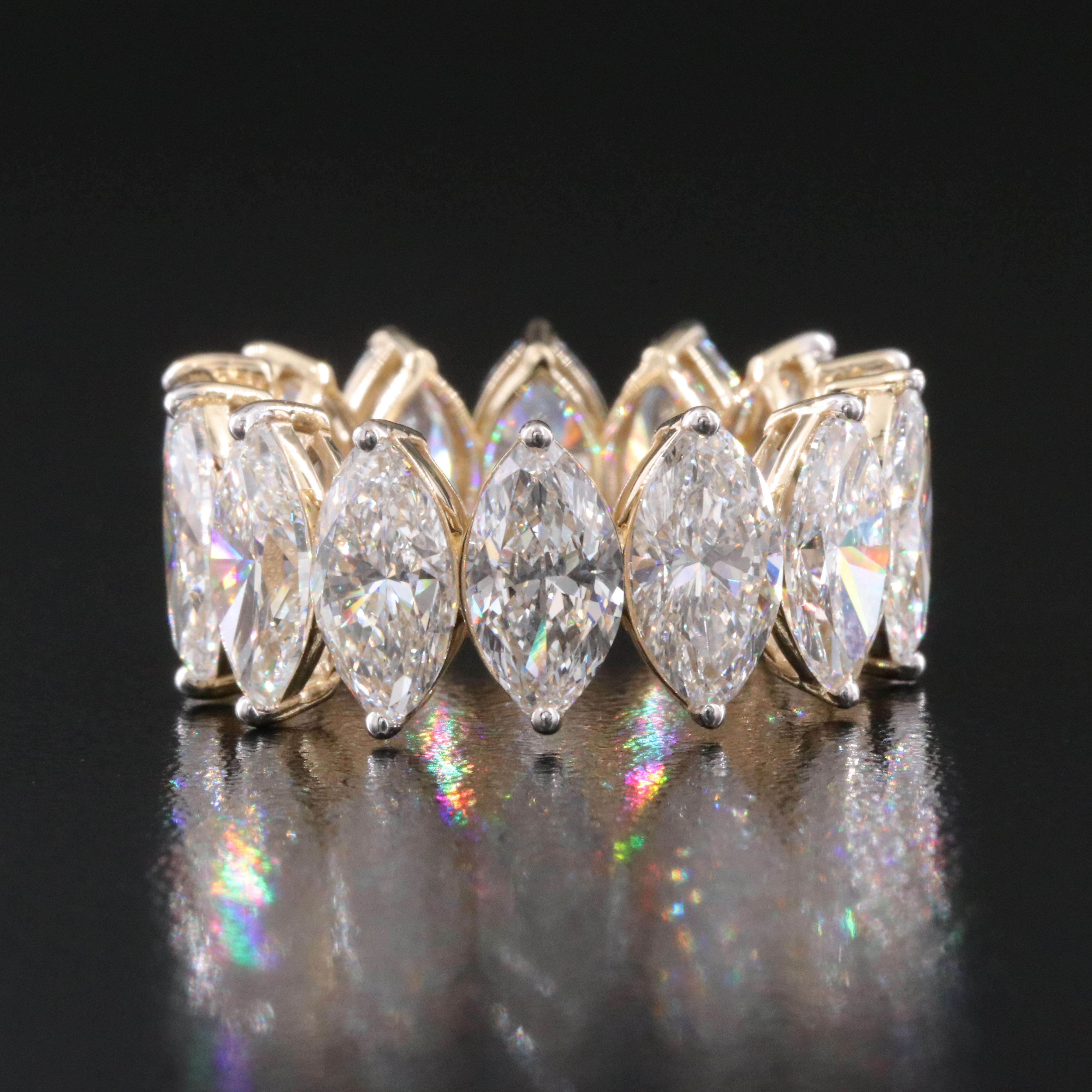 14K 11.15 CTW Lab Grown Diamond Eternity Band