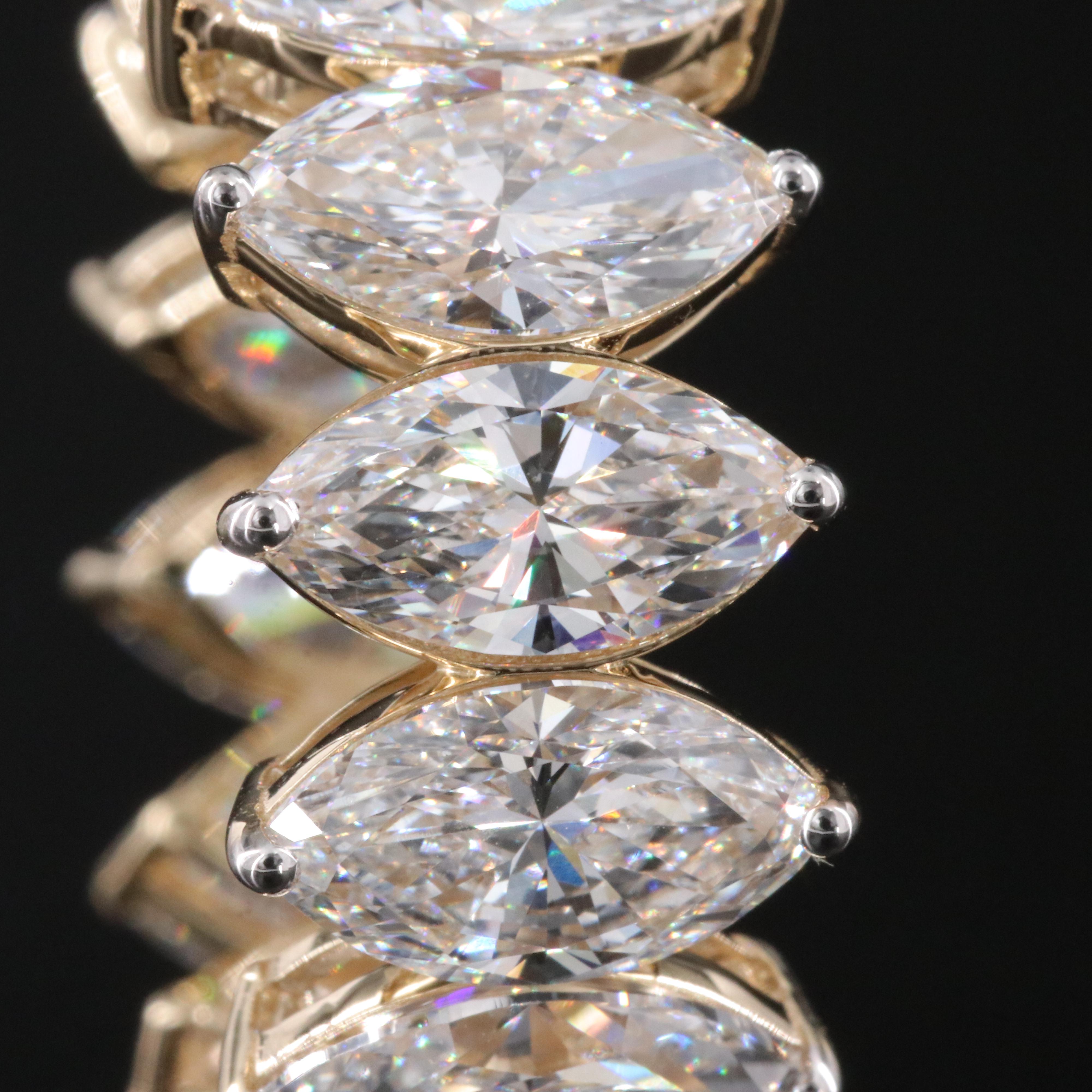 14K 11.15 CTW Lab Grown Diamond Eternity Band