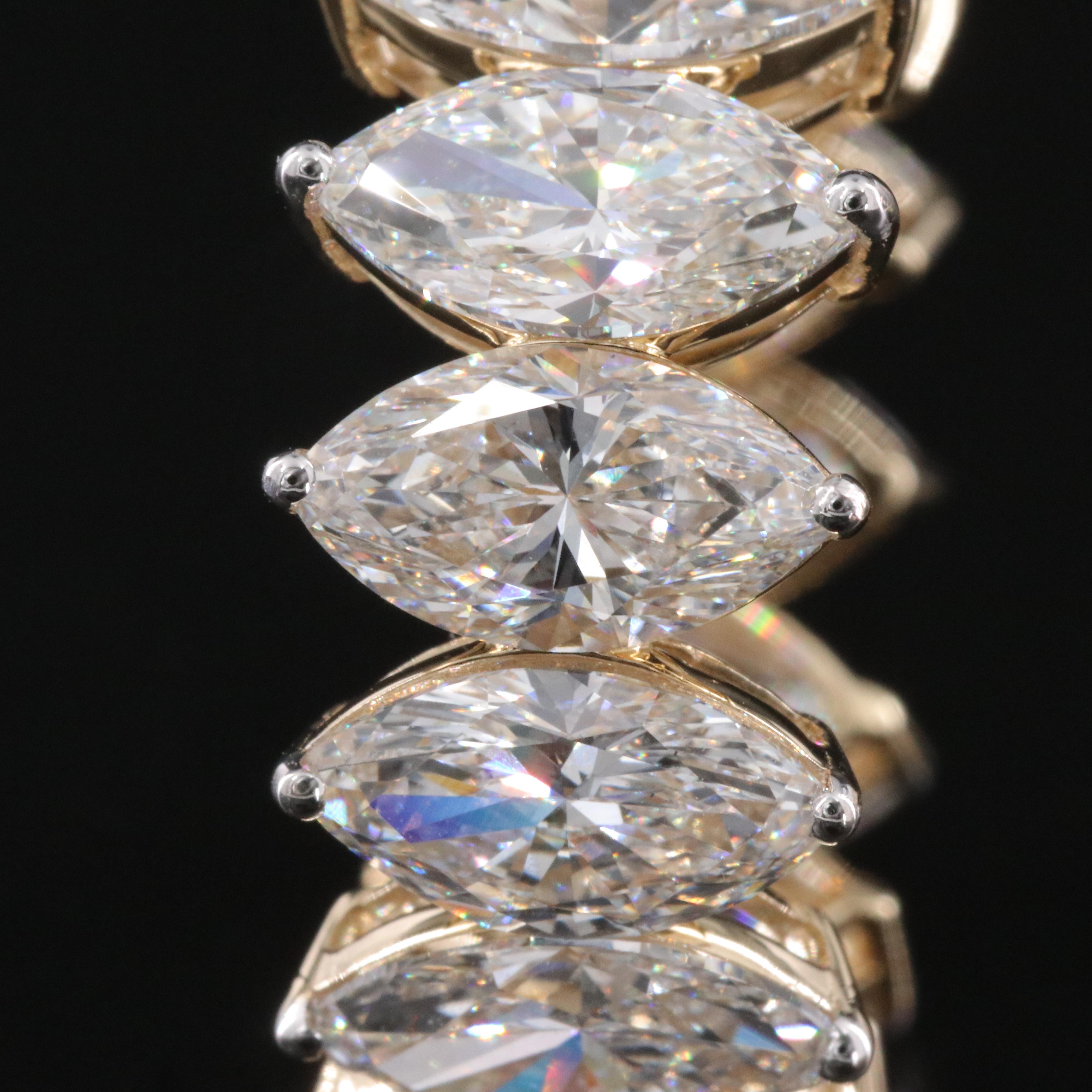 14K 11.15 CTW Lab Grown Diamond Eternity Band