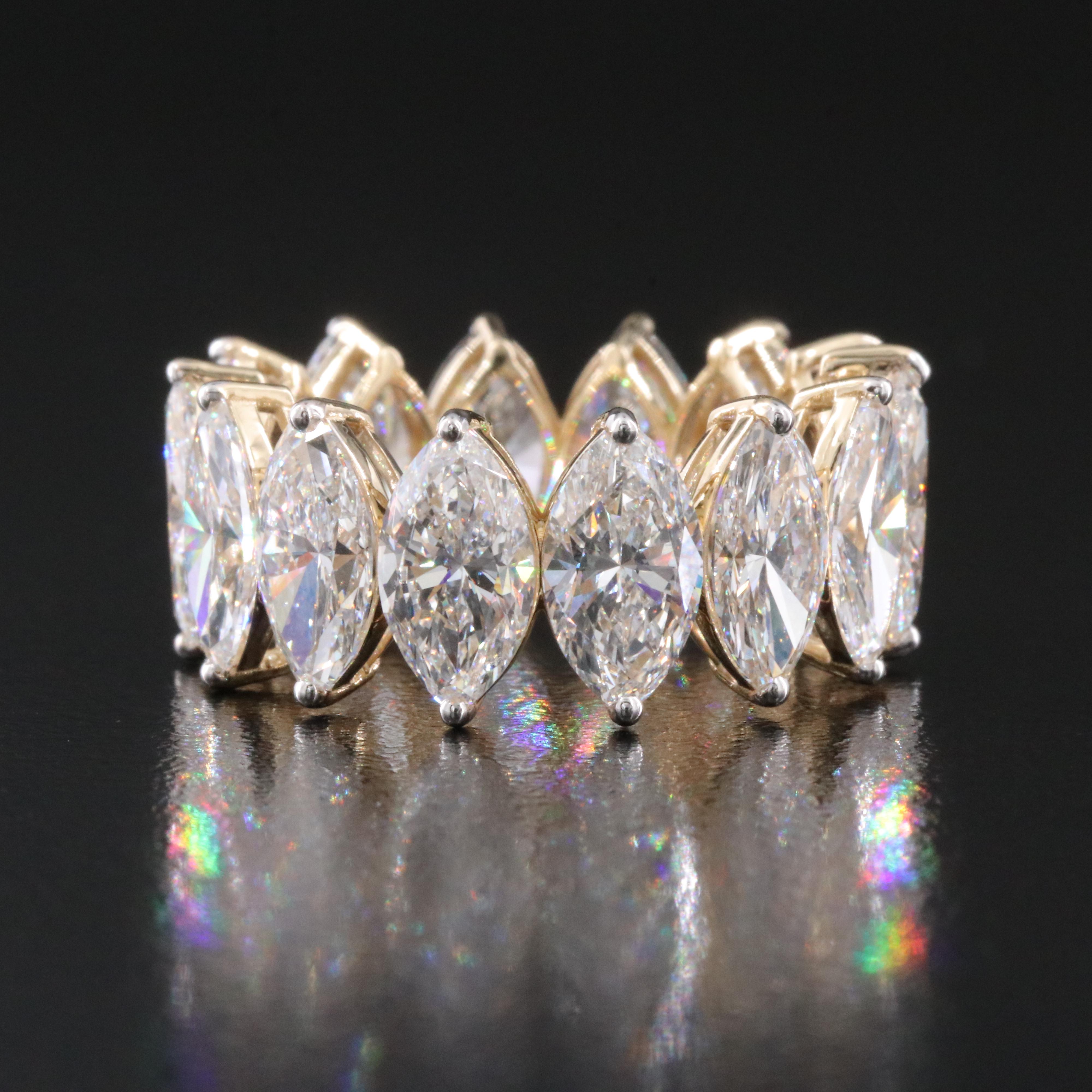 14K 11.15 CTW Lab Grown Diamond Eternity Band