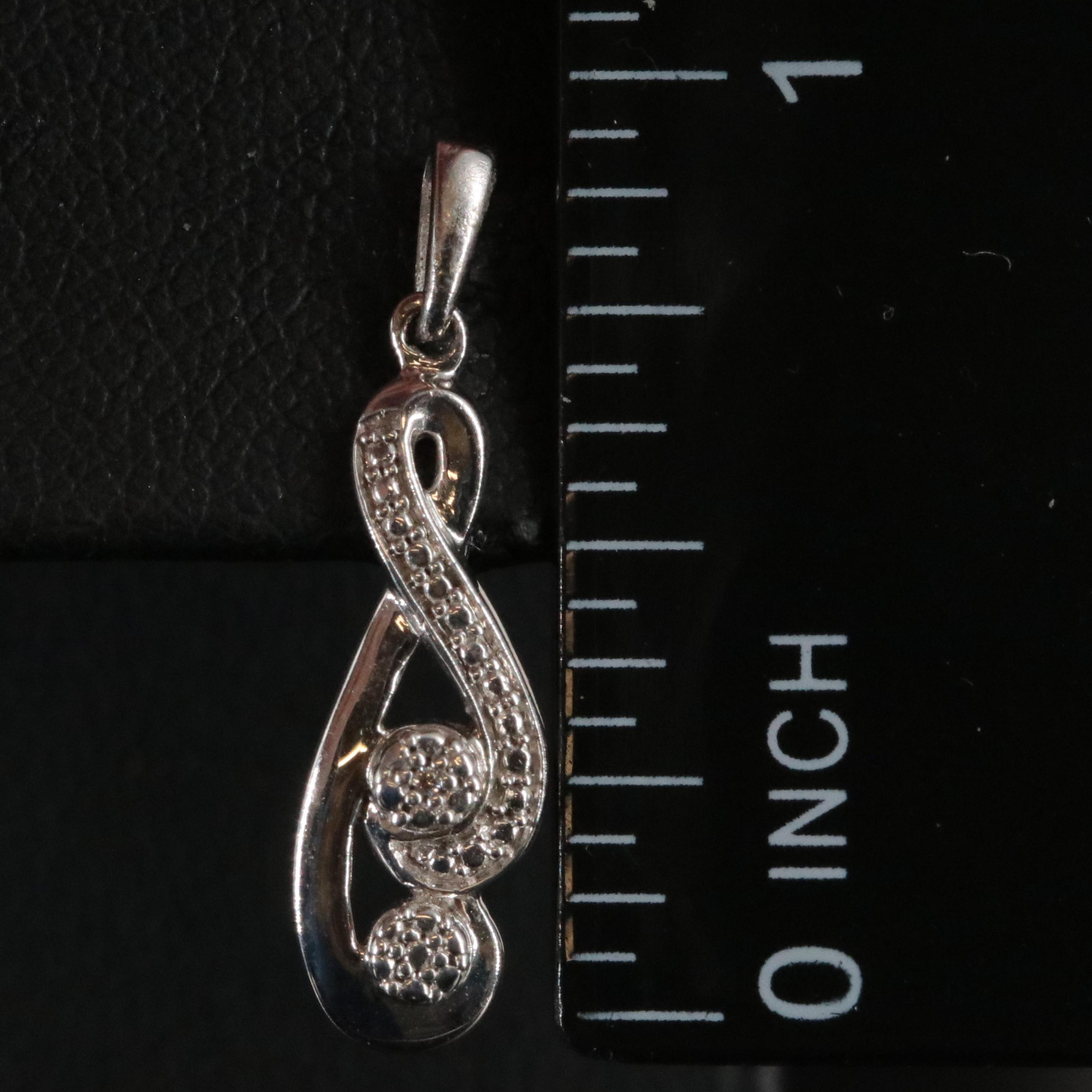 Sterling Cubic Zirconia Drop Earrings