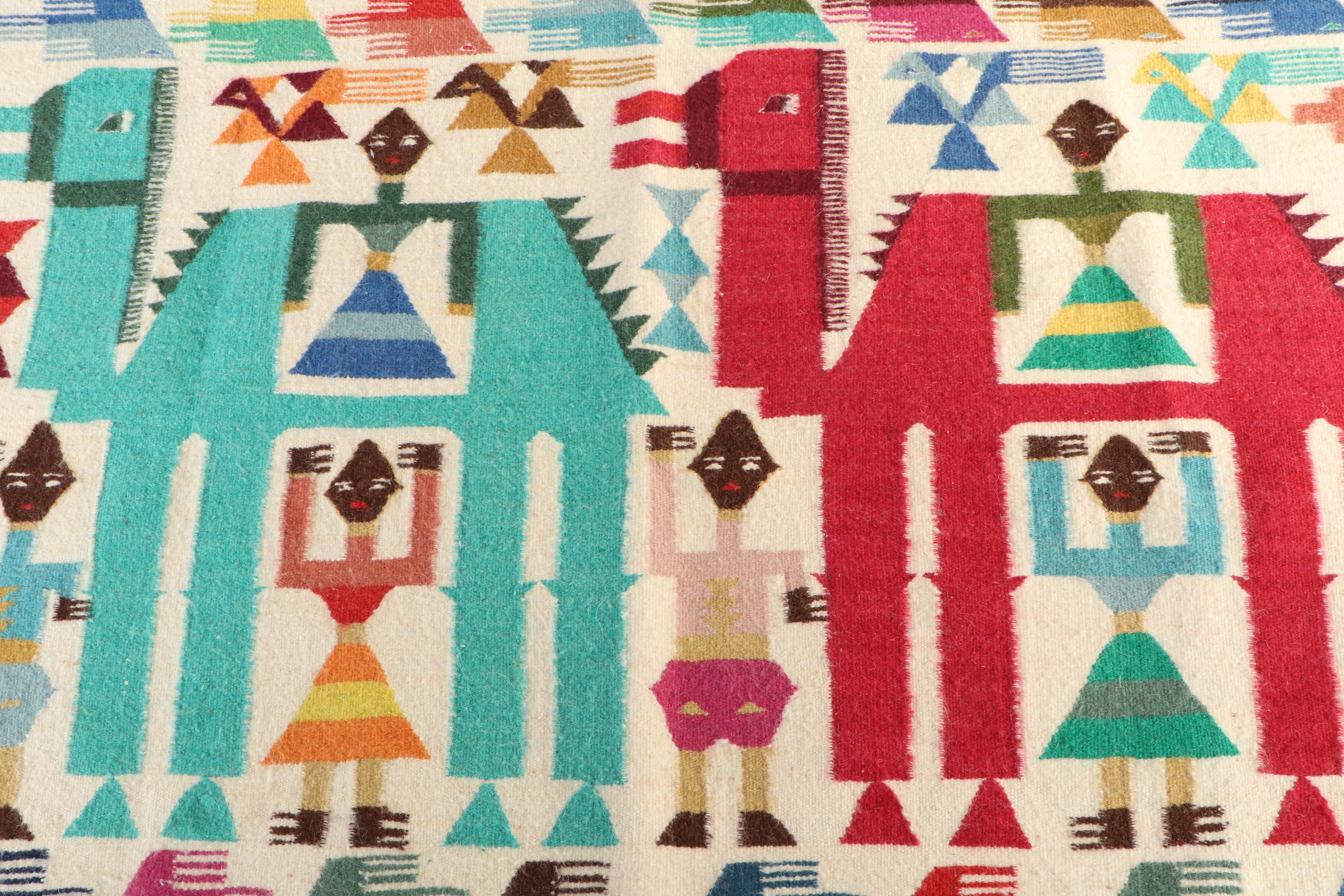 2'9 x 3'4 Handwoven Tunisian Kilim Accent Rug